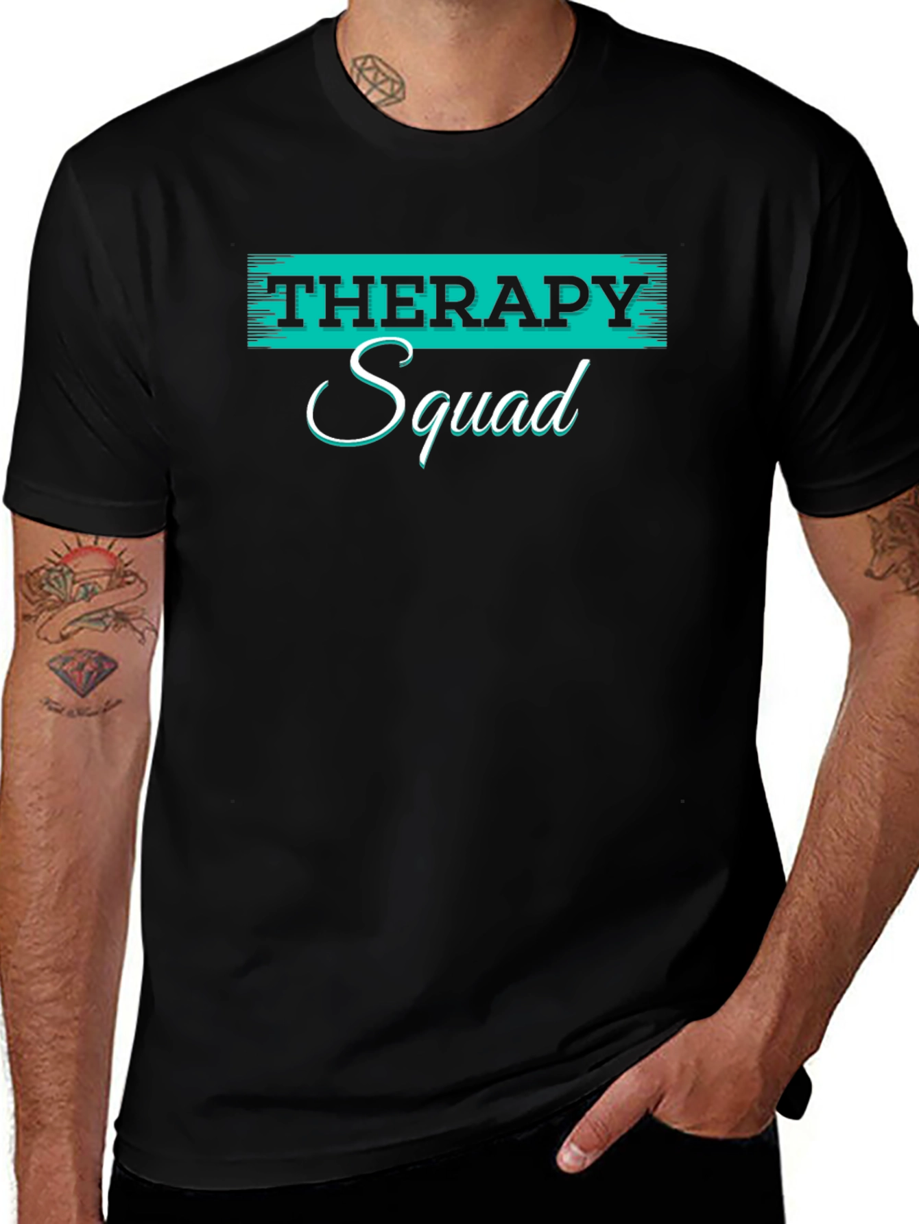 Therapy Squad Black T-Shirt