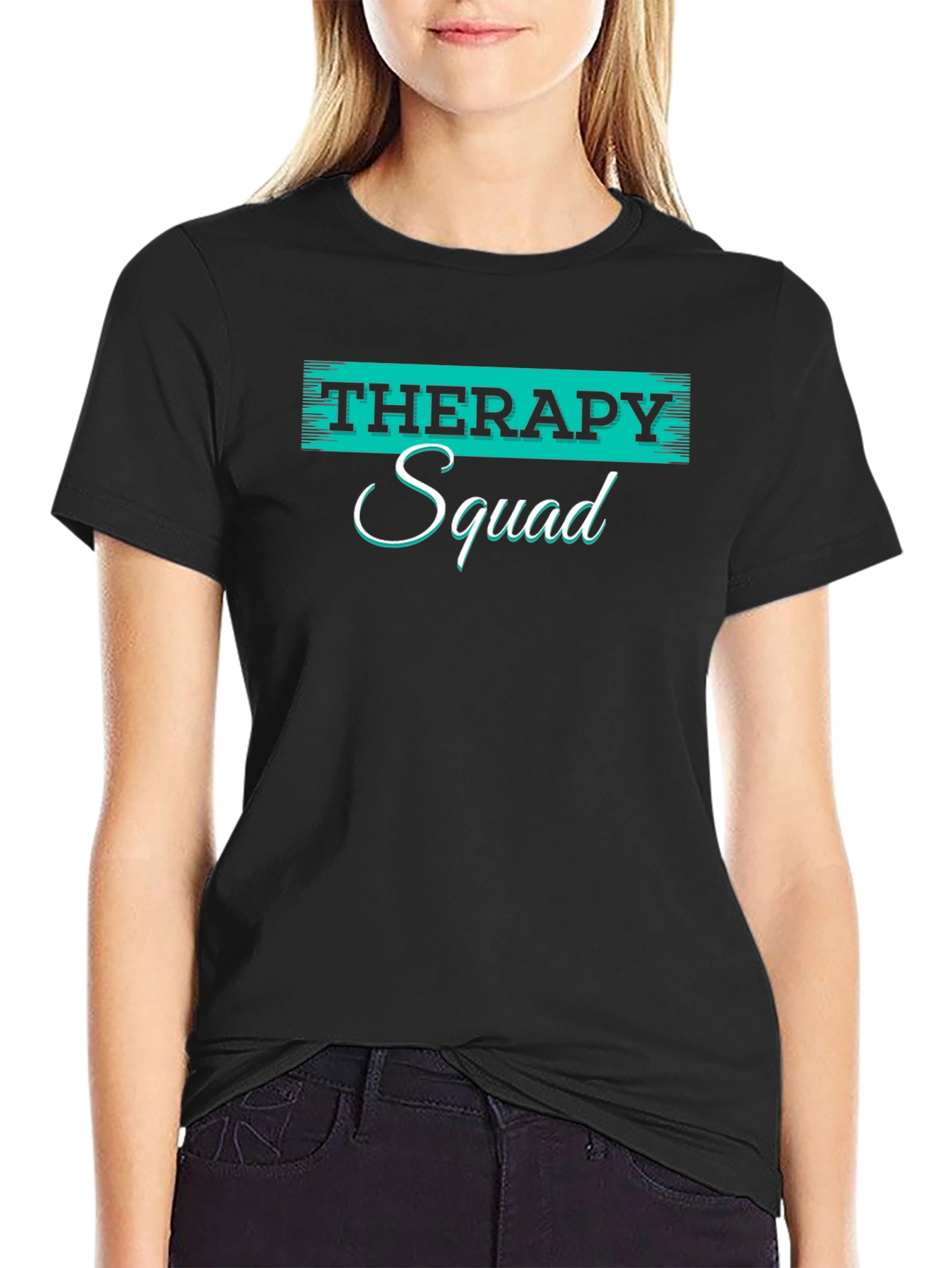 Therapy Squad Black T-Shirt