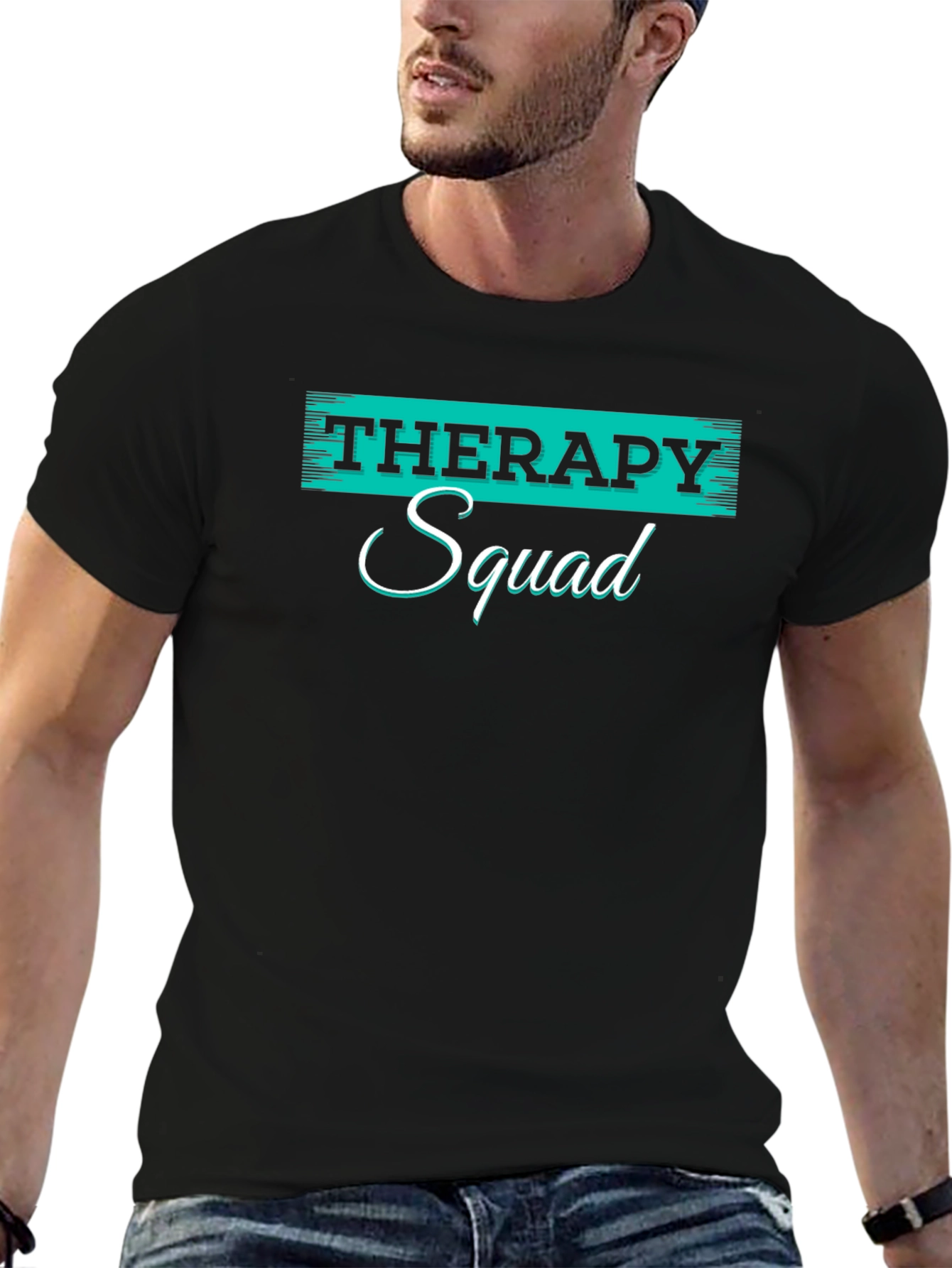 Therapy Squad Black T-Shirt