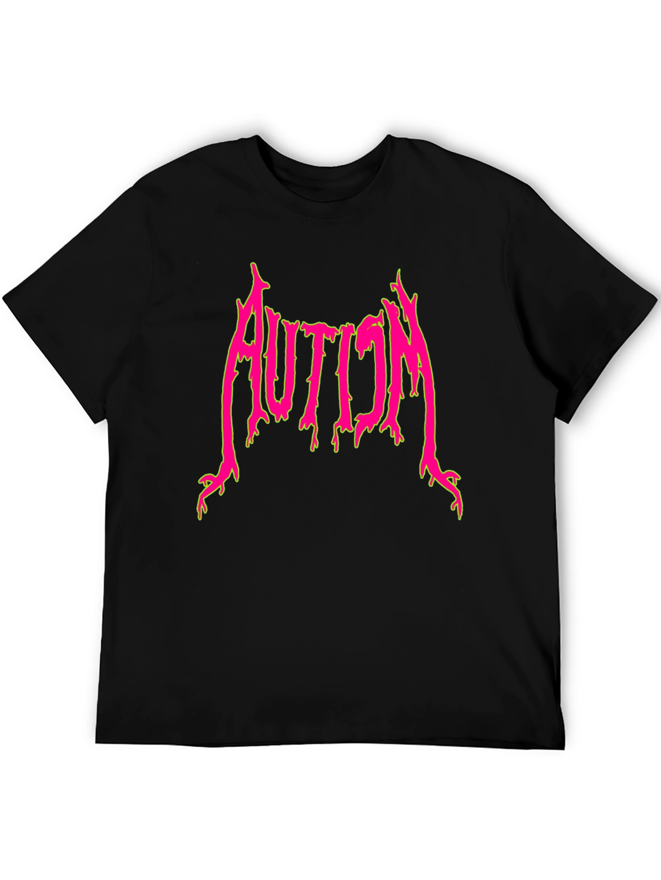 Caution T-Shirt - Black Bold Graphic