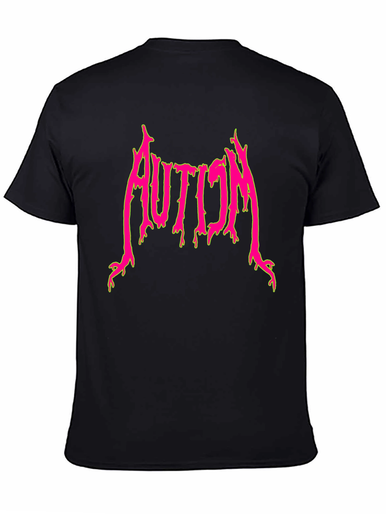 Caution T-Shirt - Black Bold Graphic