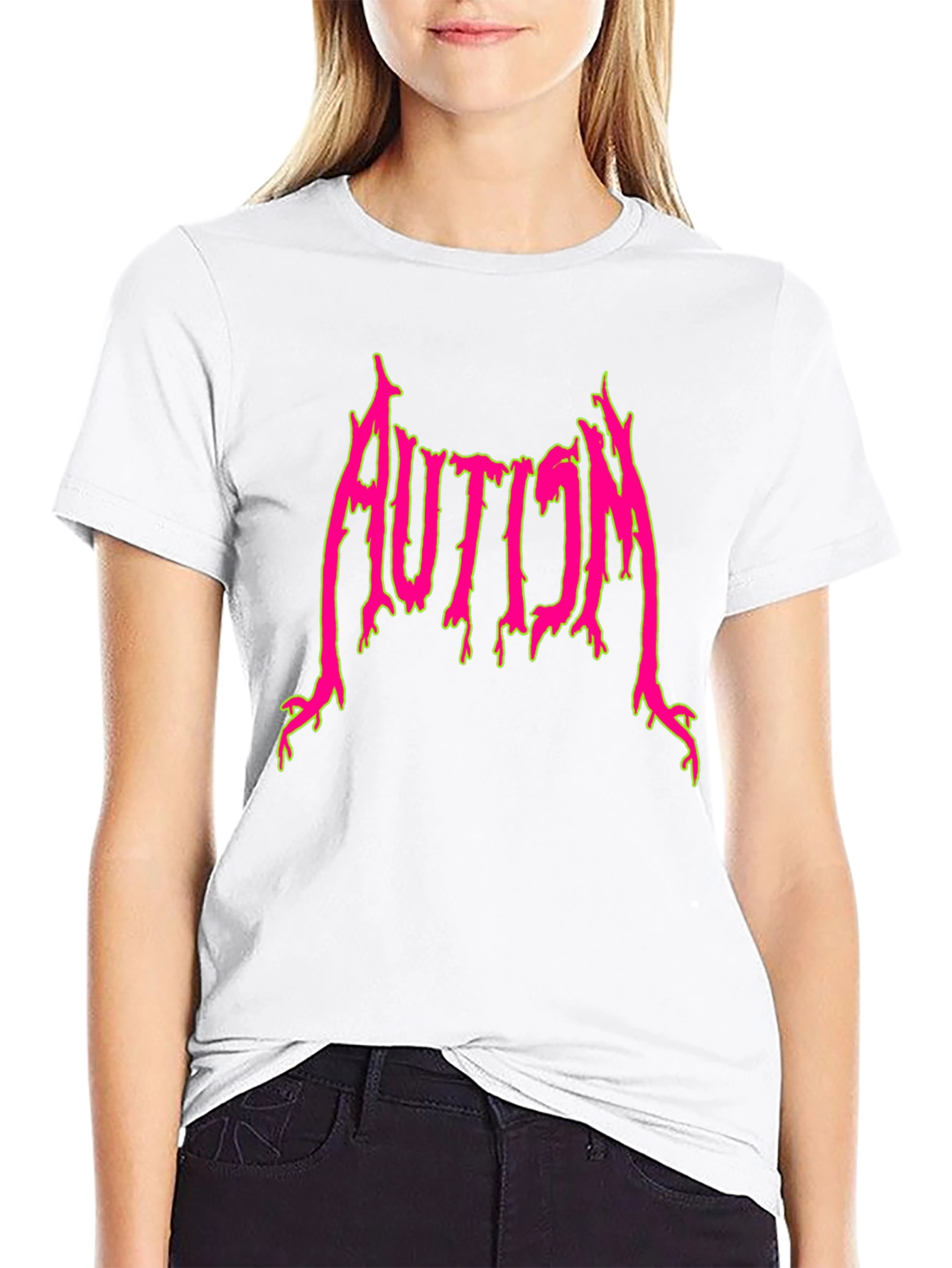 Caution T-Shirt - Black Bold Graphic