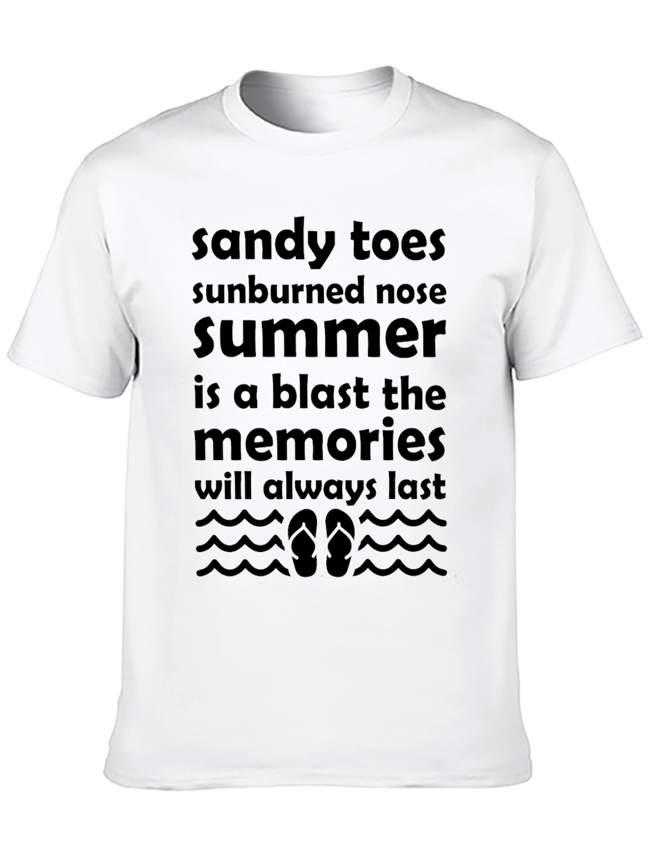 Summer Memories T-Shirt: Sandy Toes Sunburned Nose