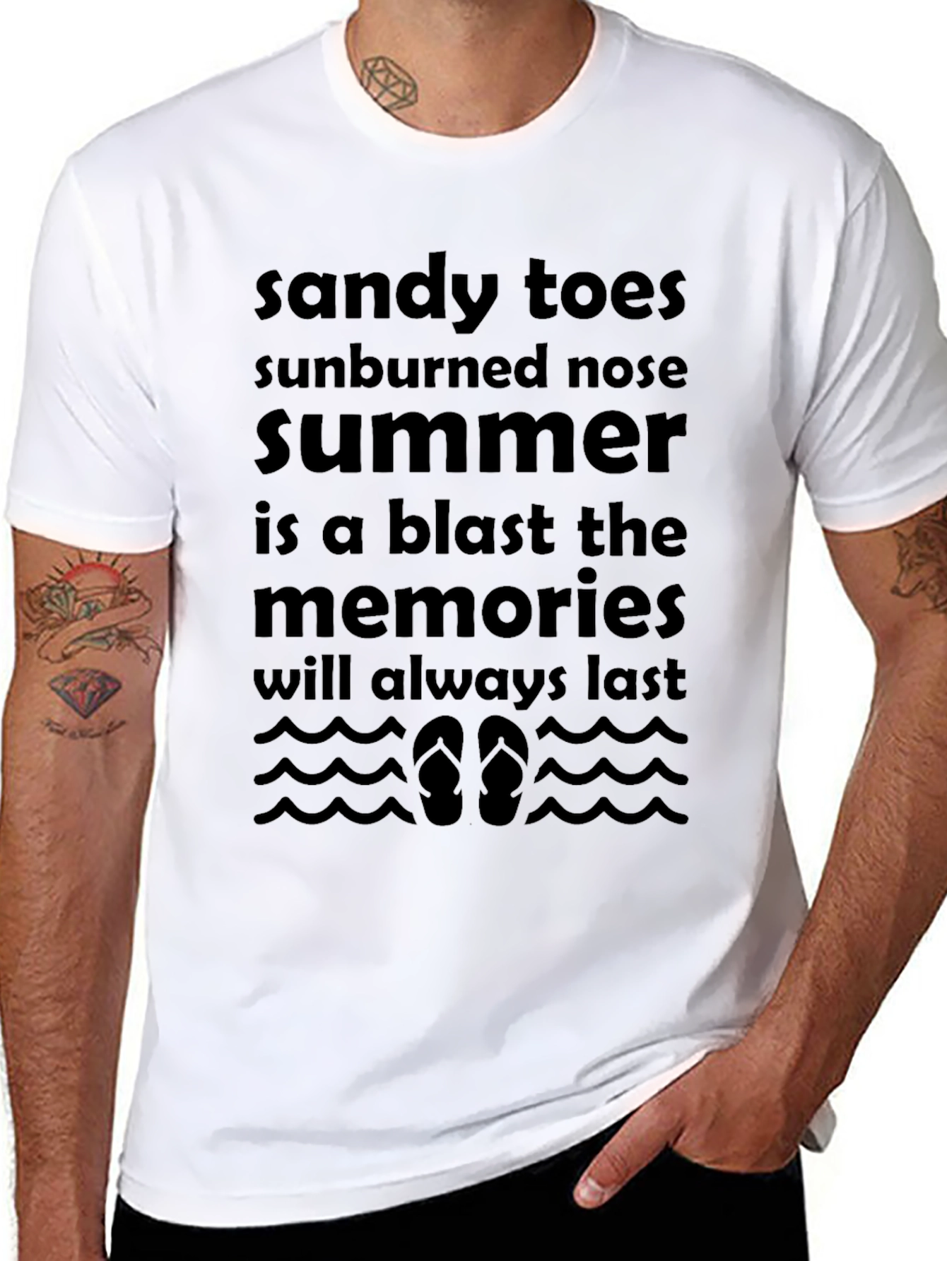 Summer Memories T-Shirt: Sandy Toes Sunburned Nose
