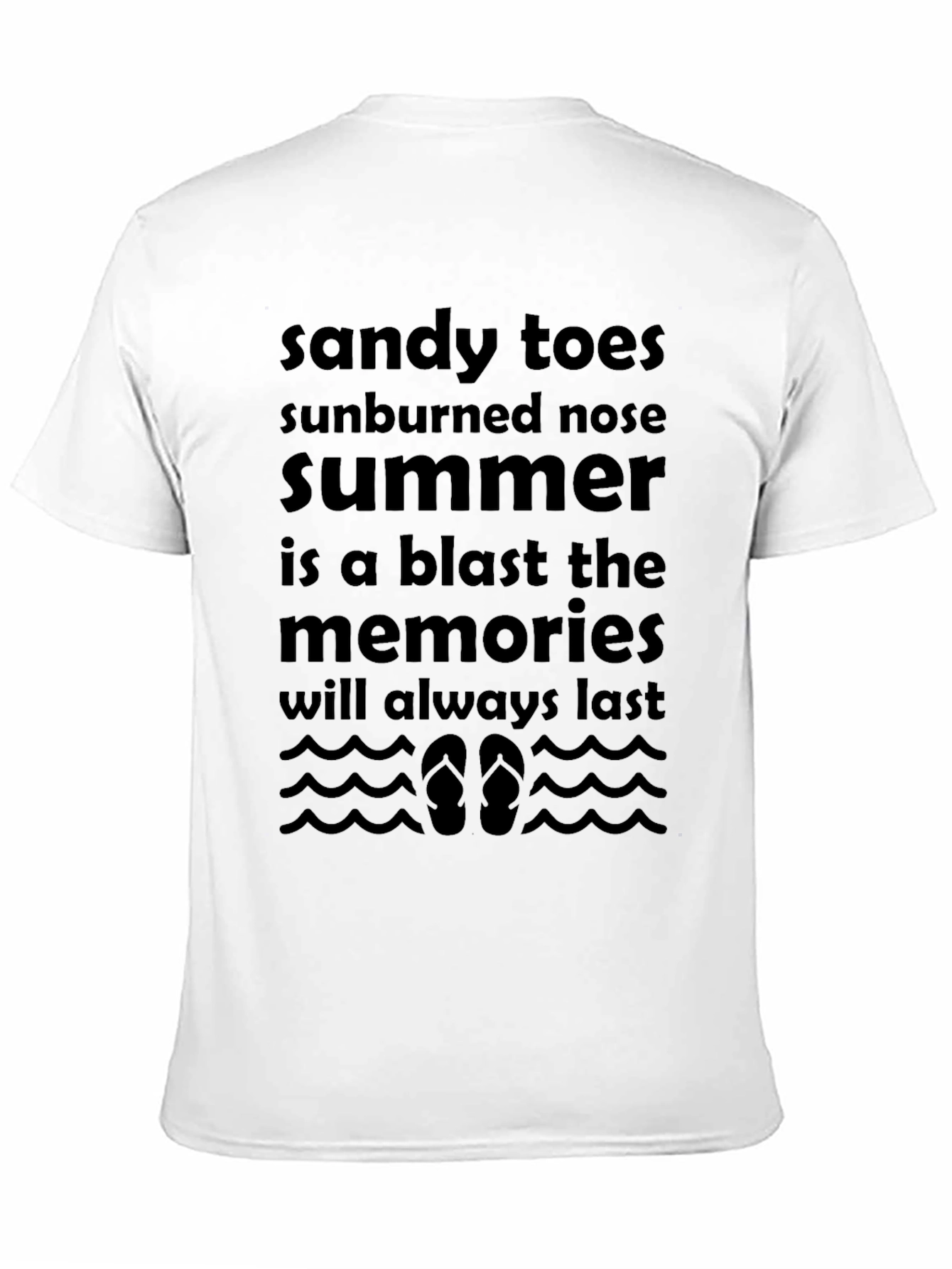 Summer Memories T-Shirt: Sandy Toes Sunburned Nose