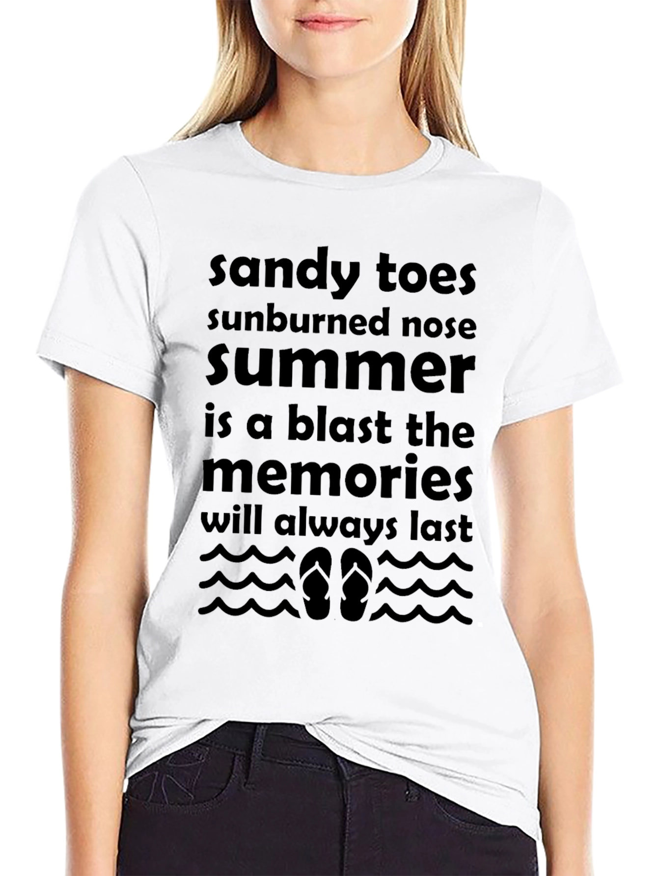 Summer Memories T-Shirt: Sandy Toes Sunburned Nose