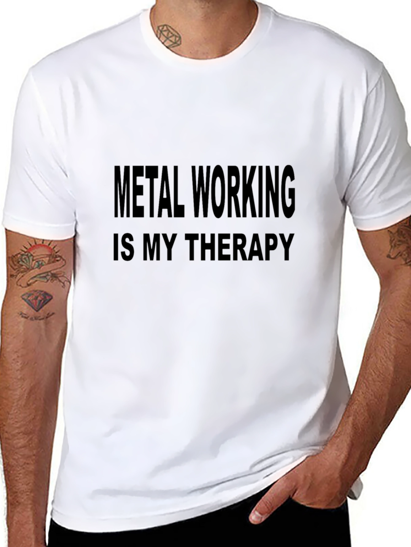 Metalworking Therapy T-Shirt - Black
