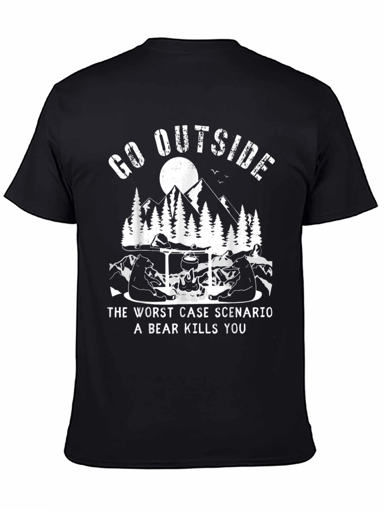Go Outside Bear T-Shirt