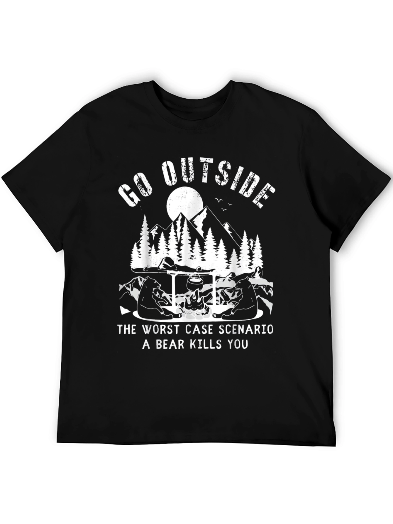 Go Outside Bear T-Shirt