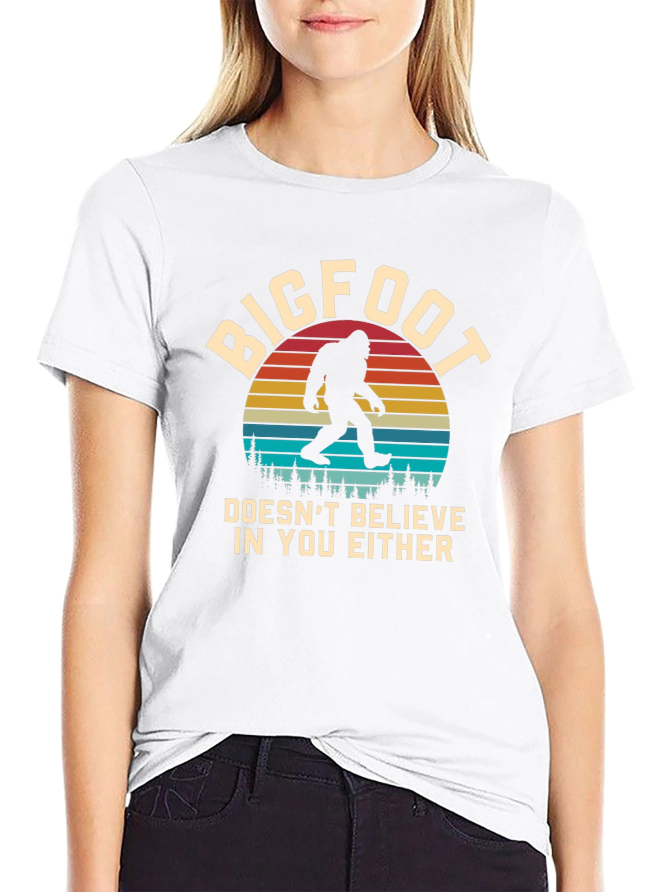 Bigfoot Doesnt Believe In You T-Shirt