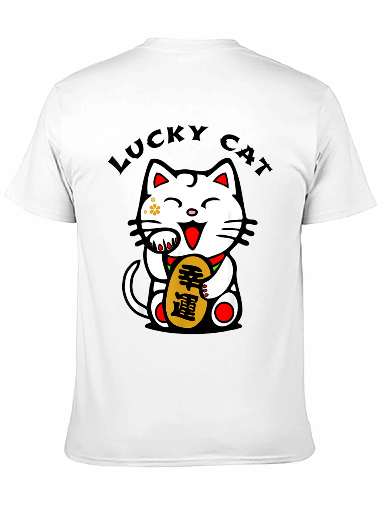 Lucky Cat T-Shirt - Mens Graphic Tee