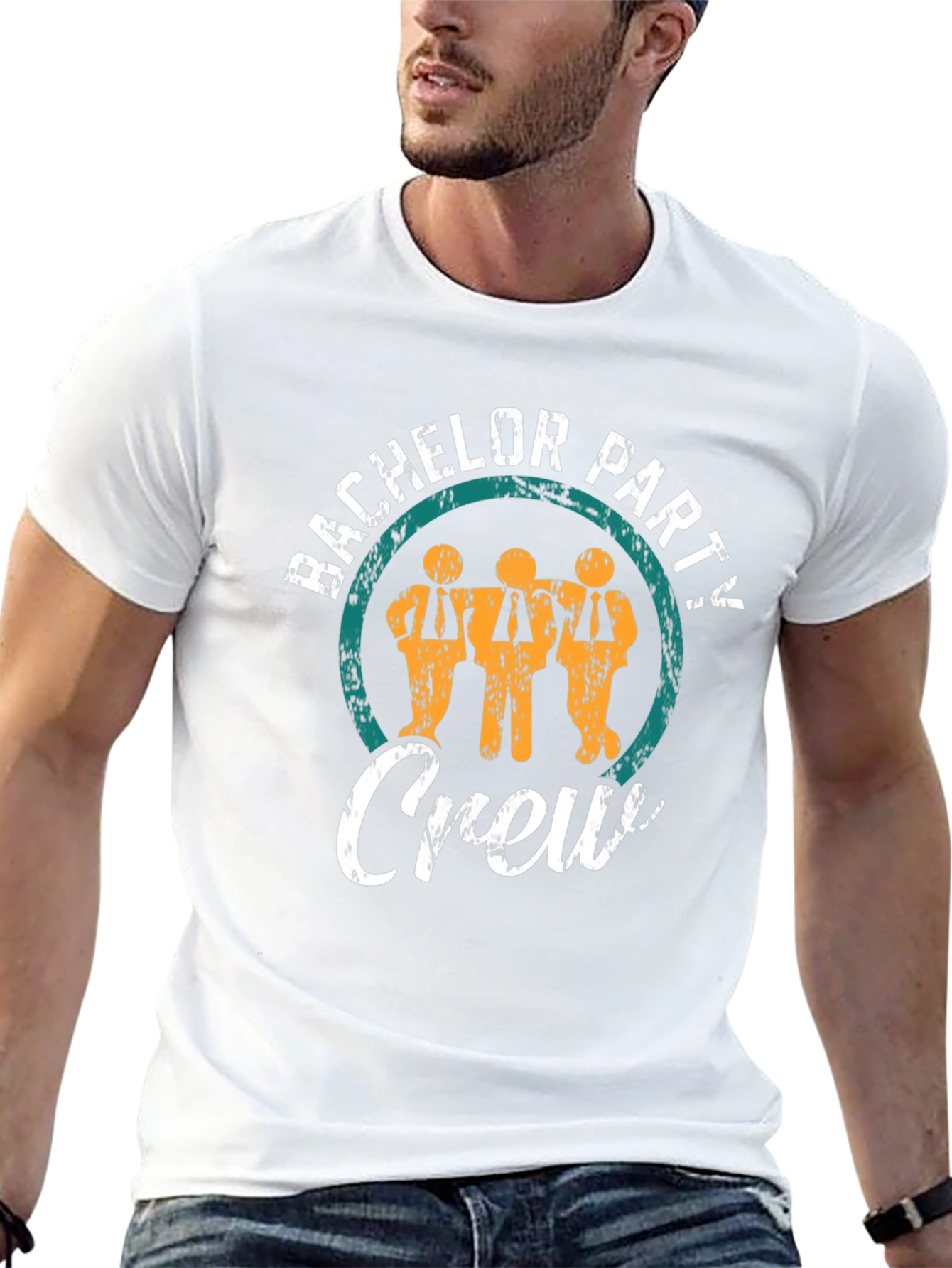 Bachelor Party Crew T-Shirt - Grooms Squad Tee