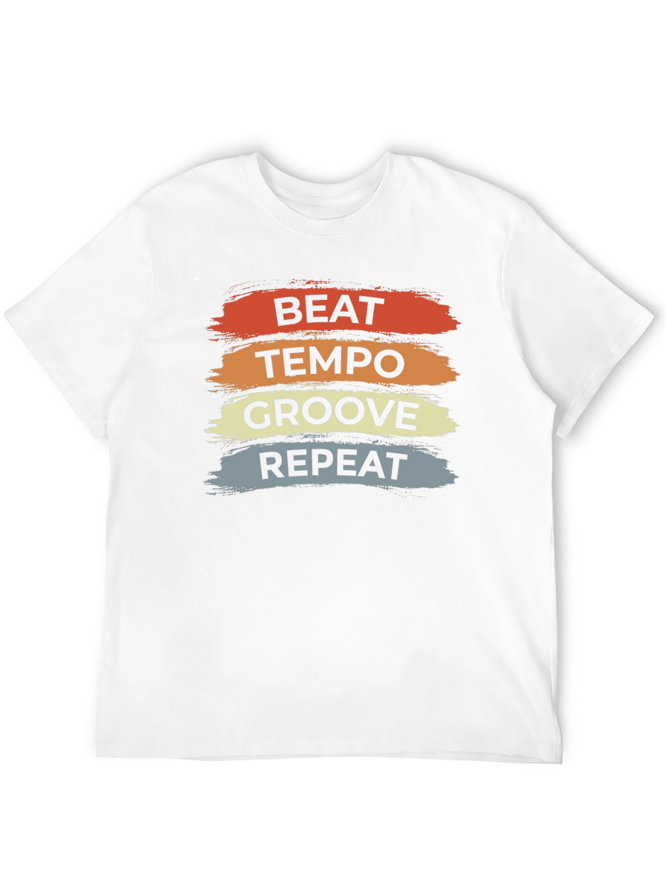 Beat Tempo Groove Repeat Black T-Shirt