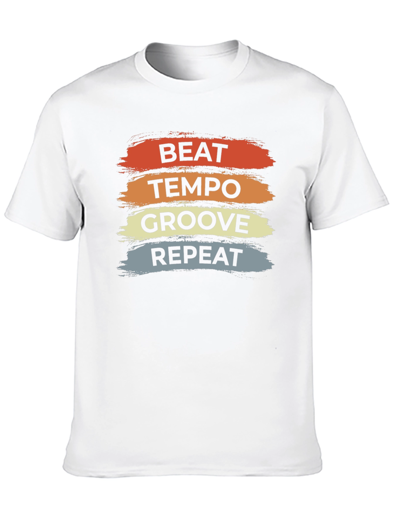 Beat Tempo Groove Repeat Black T-Shirt