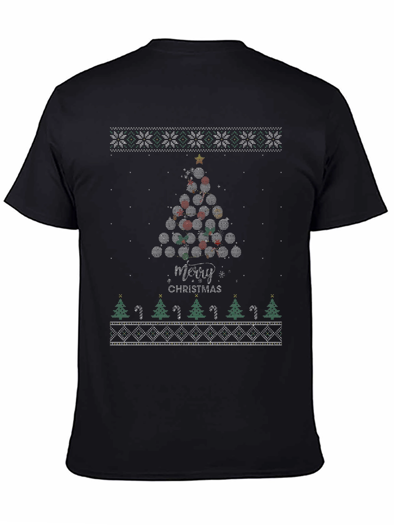 Novelty Christmas Tree T-Shirt