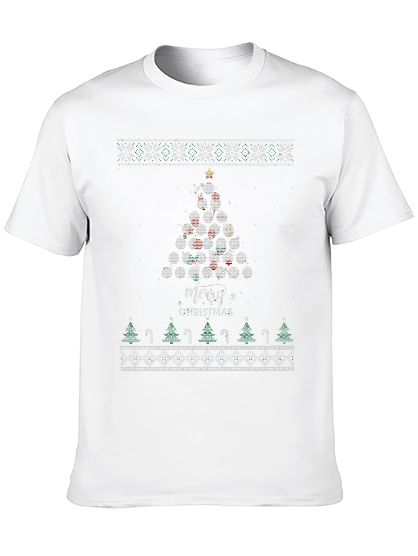 Novelty Christmas Tree T-Shirt