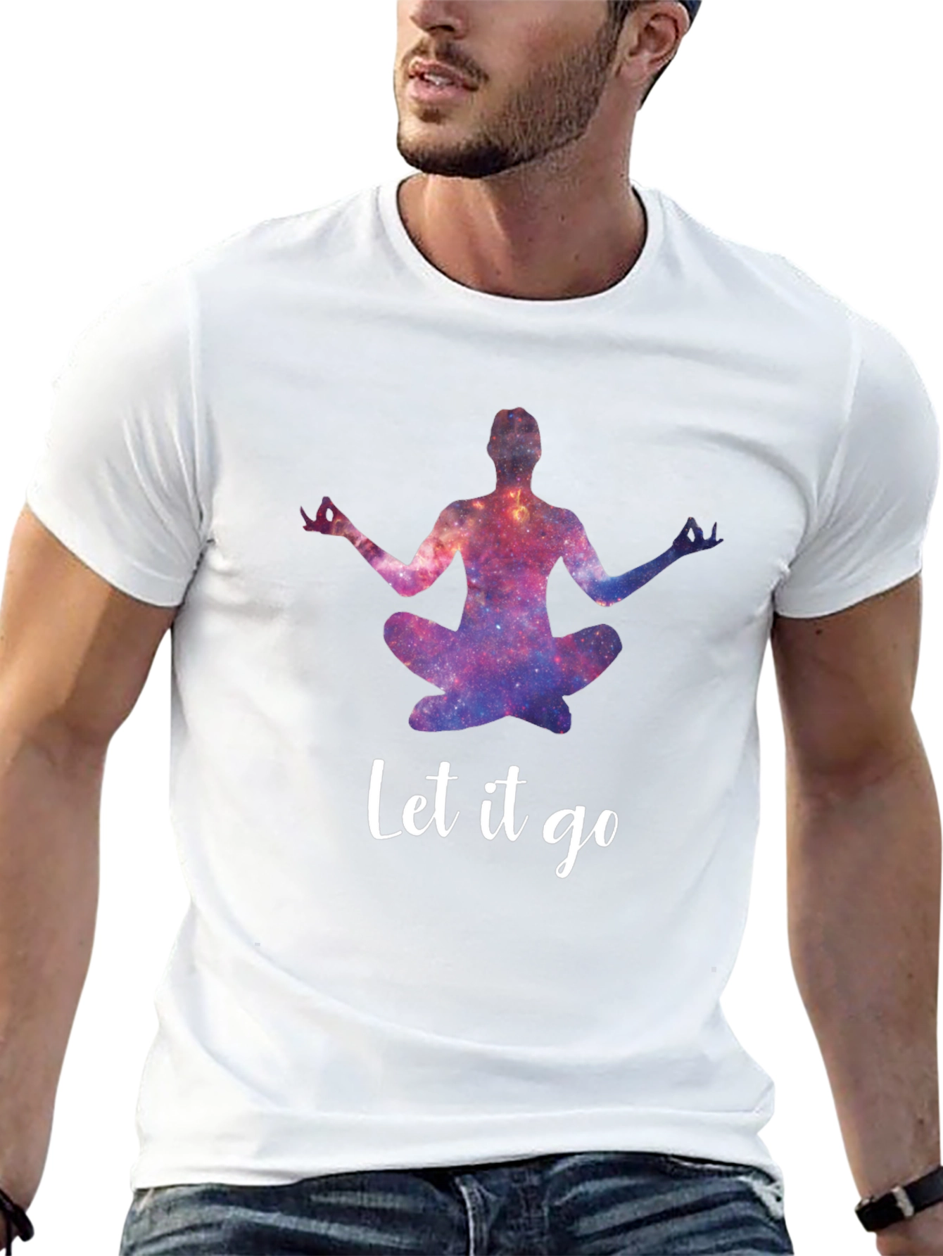 Cosmic Yoga T-Shirt - Let it Go