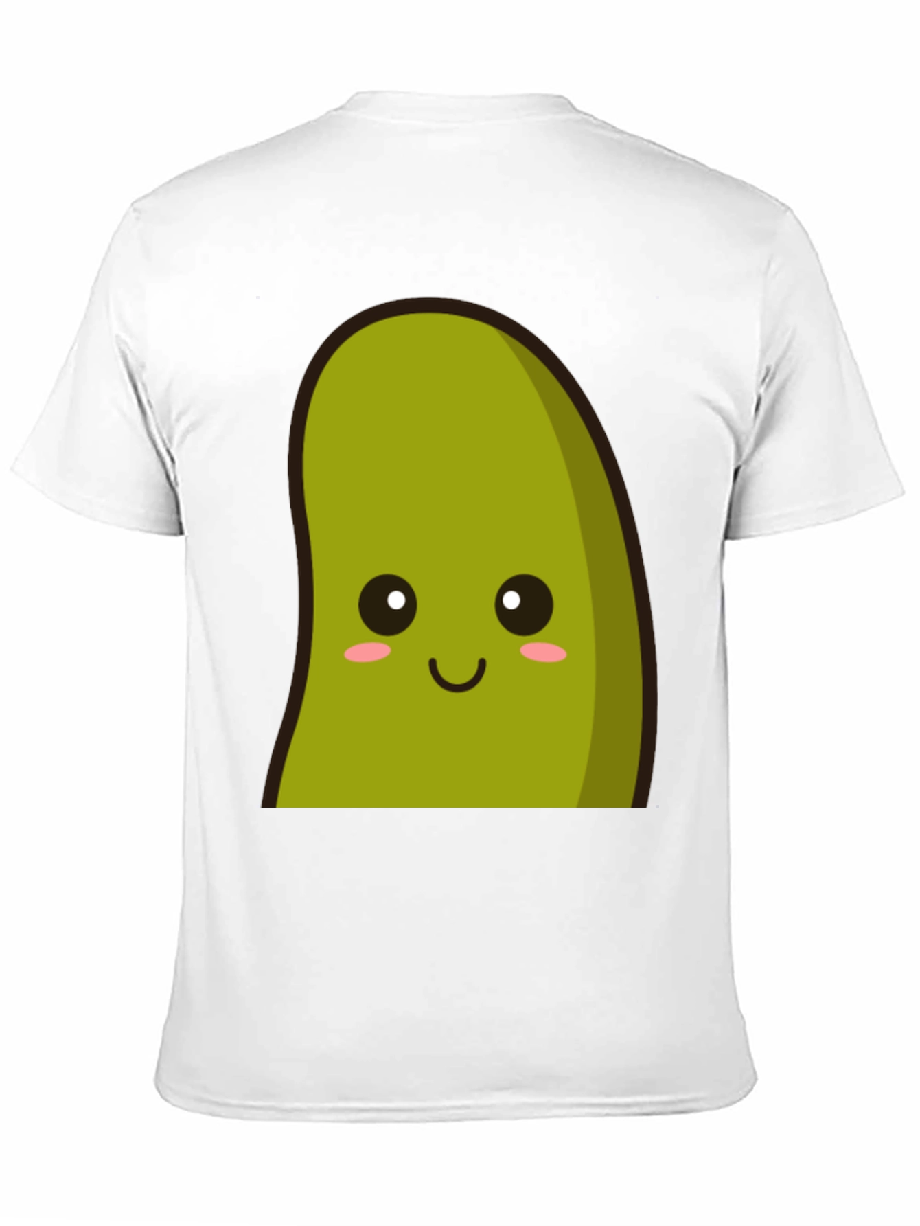 Cute Avocado Graphic Tee - Black Cotton T-Shirt