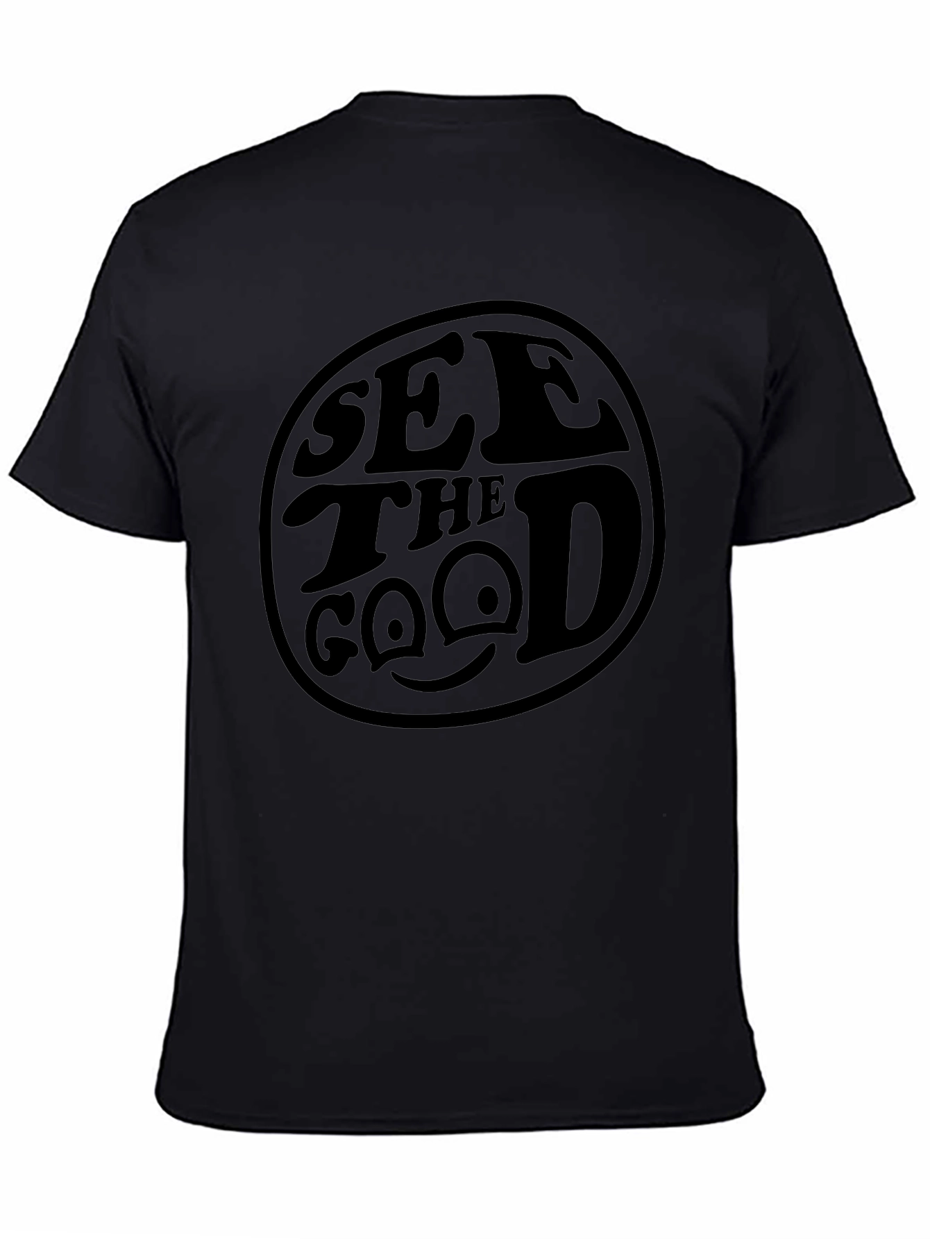 See the Good Black Graphic T-Shirt