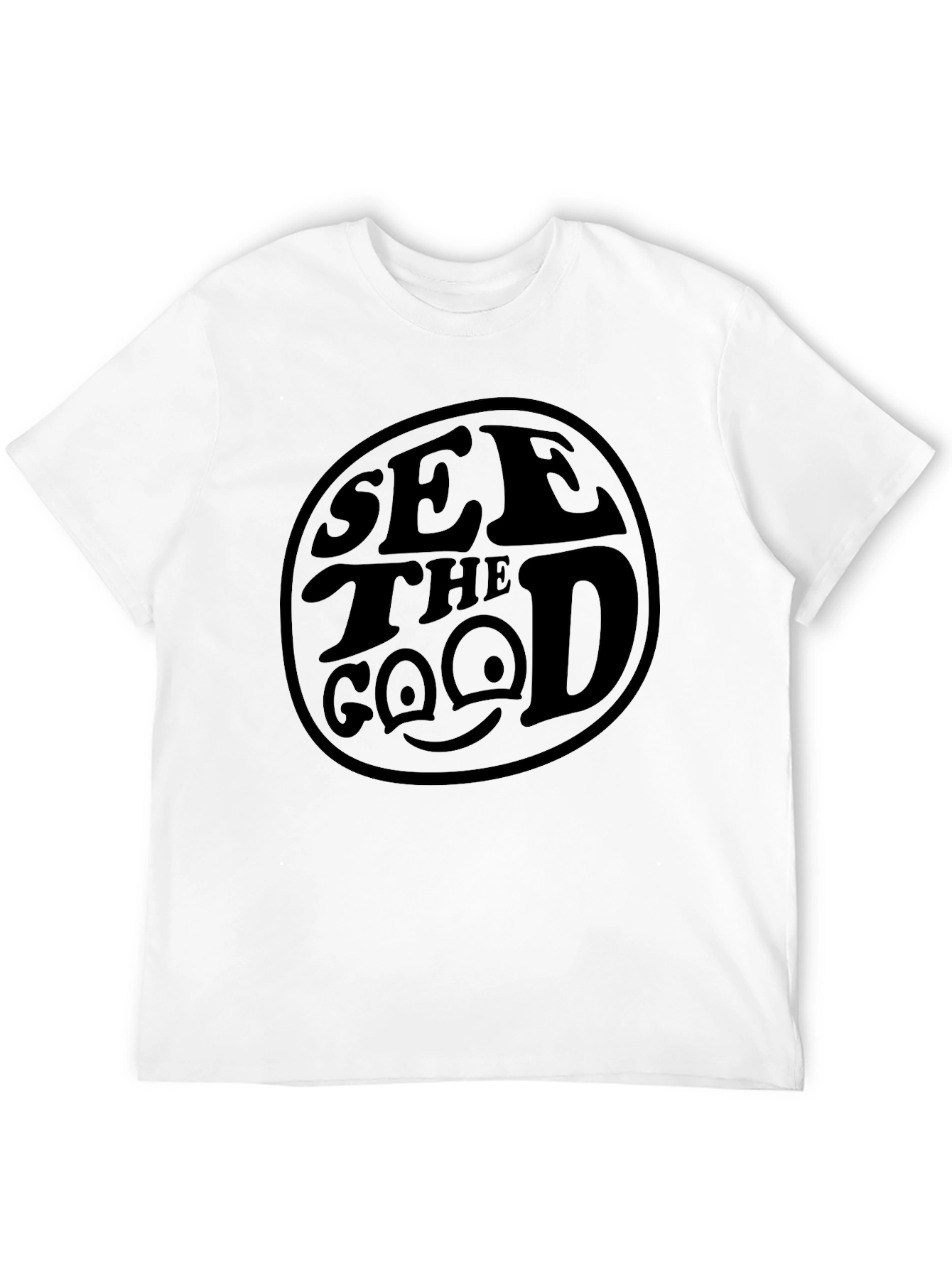See the Good Black Graphic T-Shirt