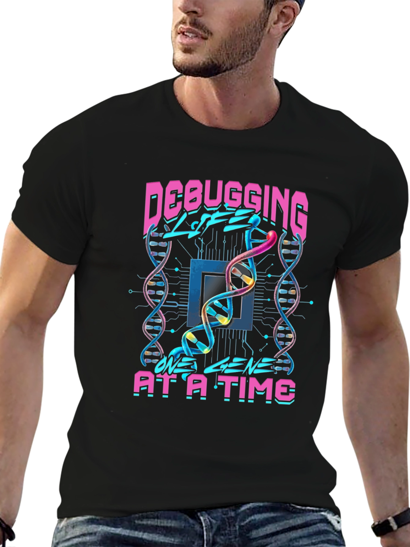 Debugging Life DNA Graphic Tee
