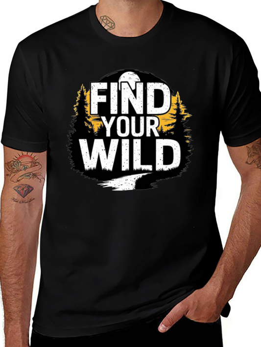 Find Your Wild Graphic Tee - Adventure Awaits