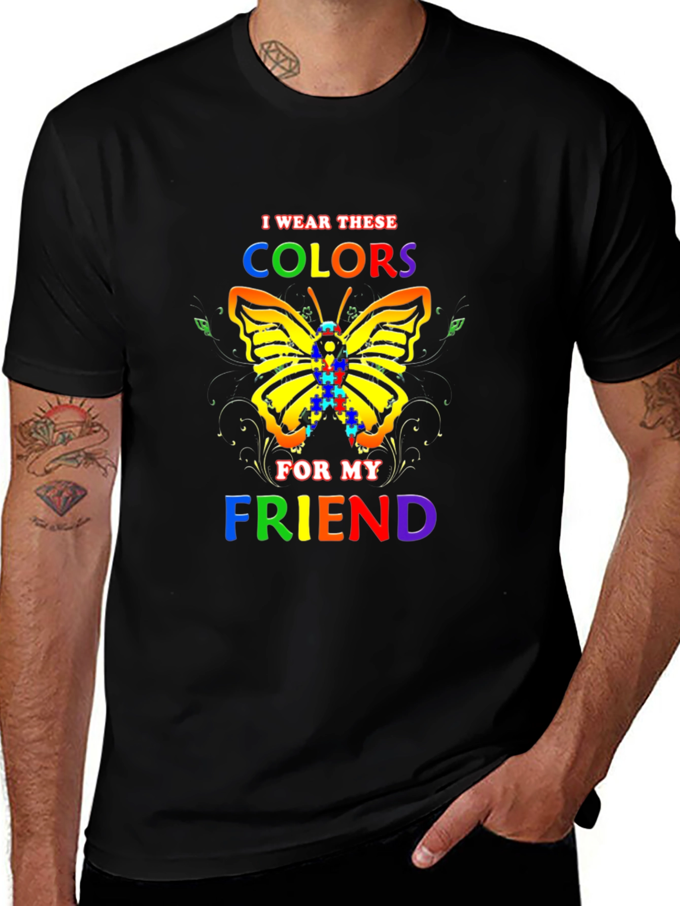 Autism Awareness Butterfly T-Shirt