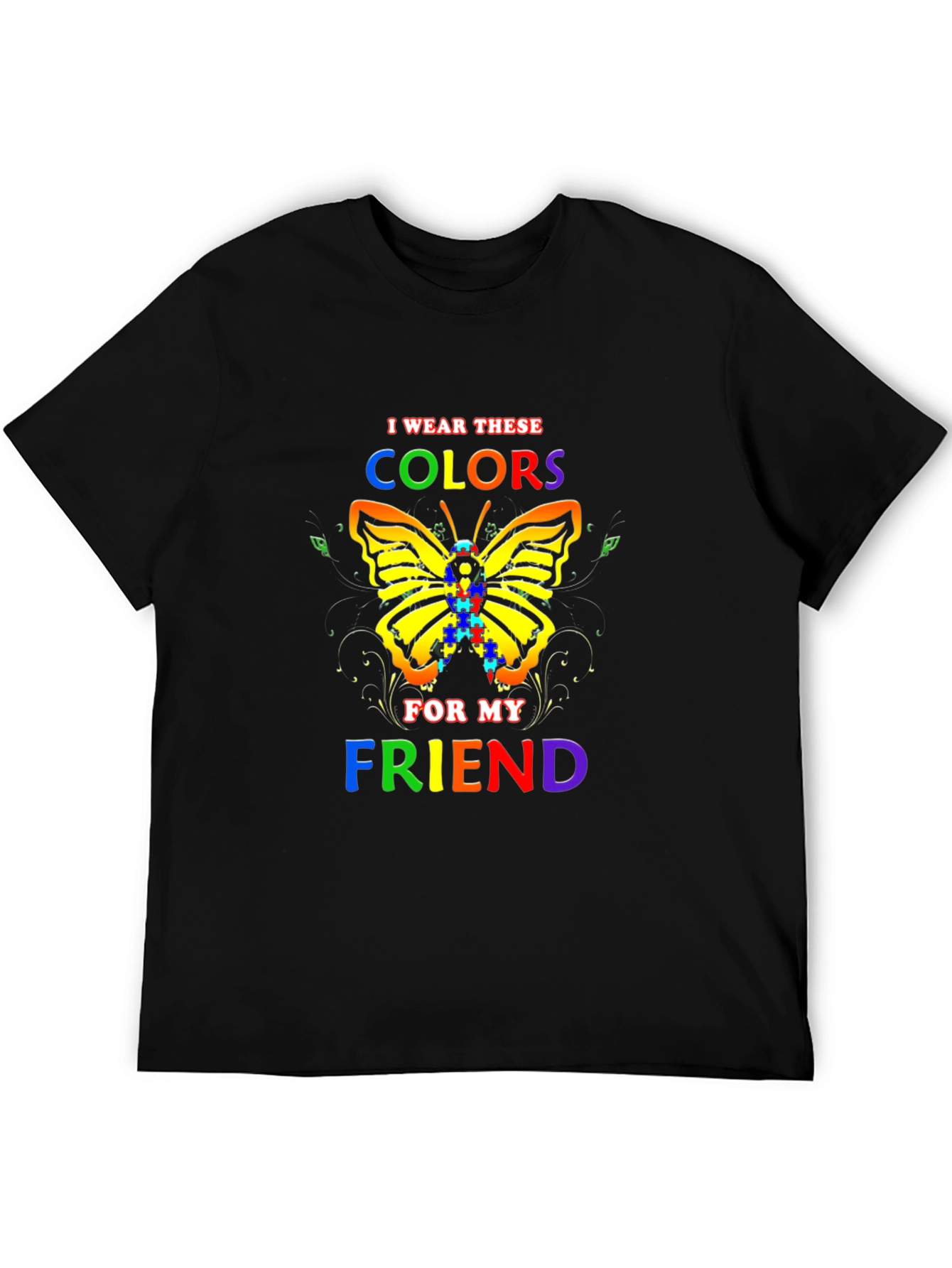 Autism Awareness Butterfly T-Shirt