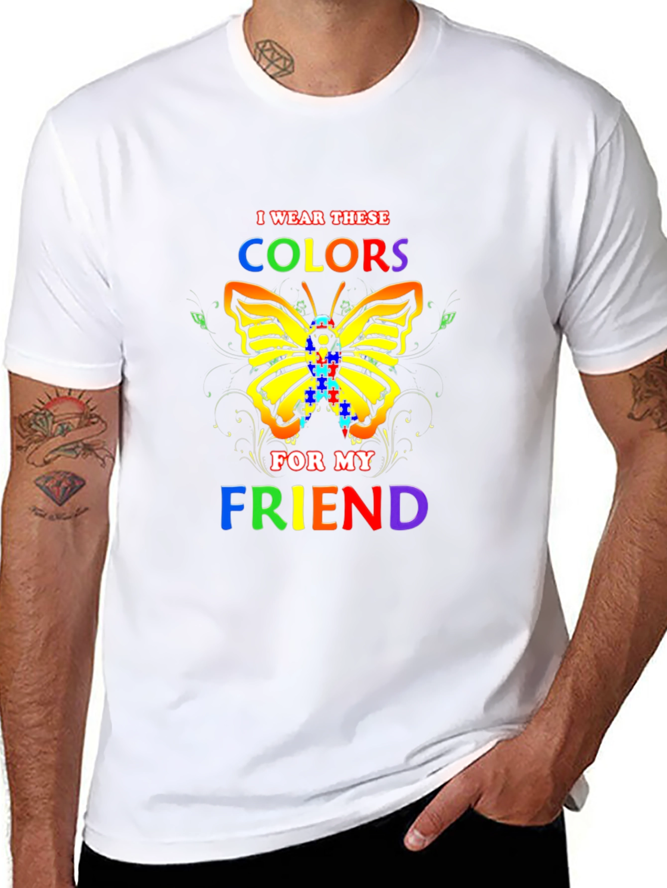 Autism Awareness Butterfly T-Shirt