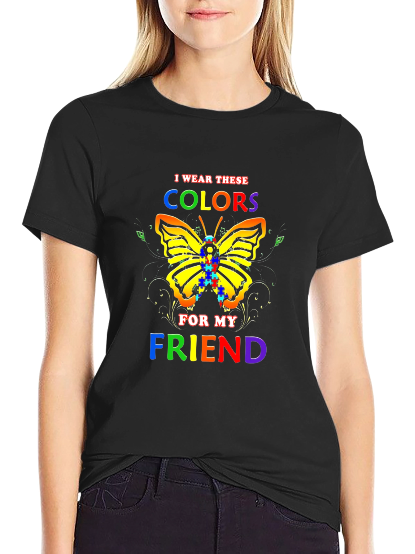 Autism Awareness Butterfly T-Shirt