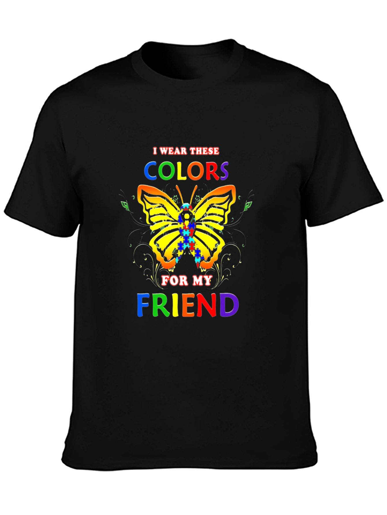 Autism Awareness Butterfly T-Shirt