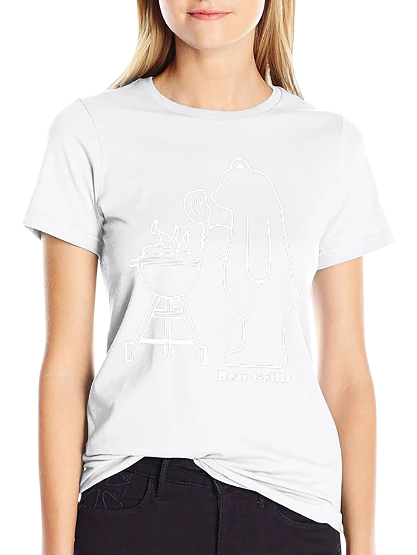Bear Grills T-Shirt - BBQ Humor Tee