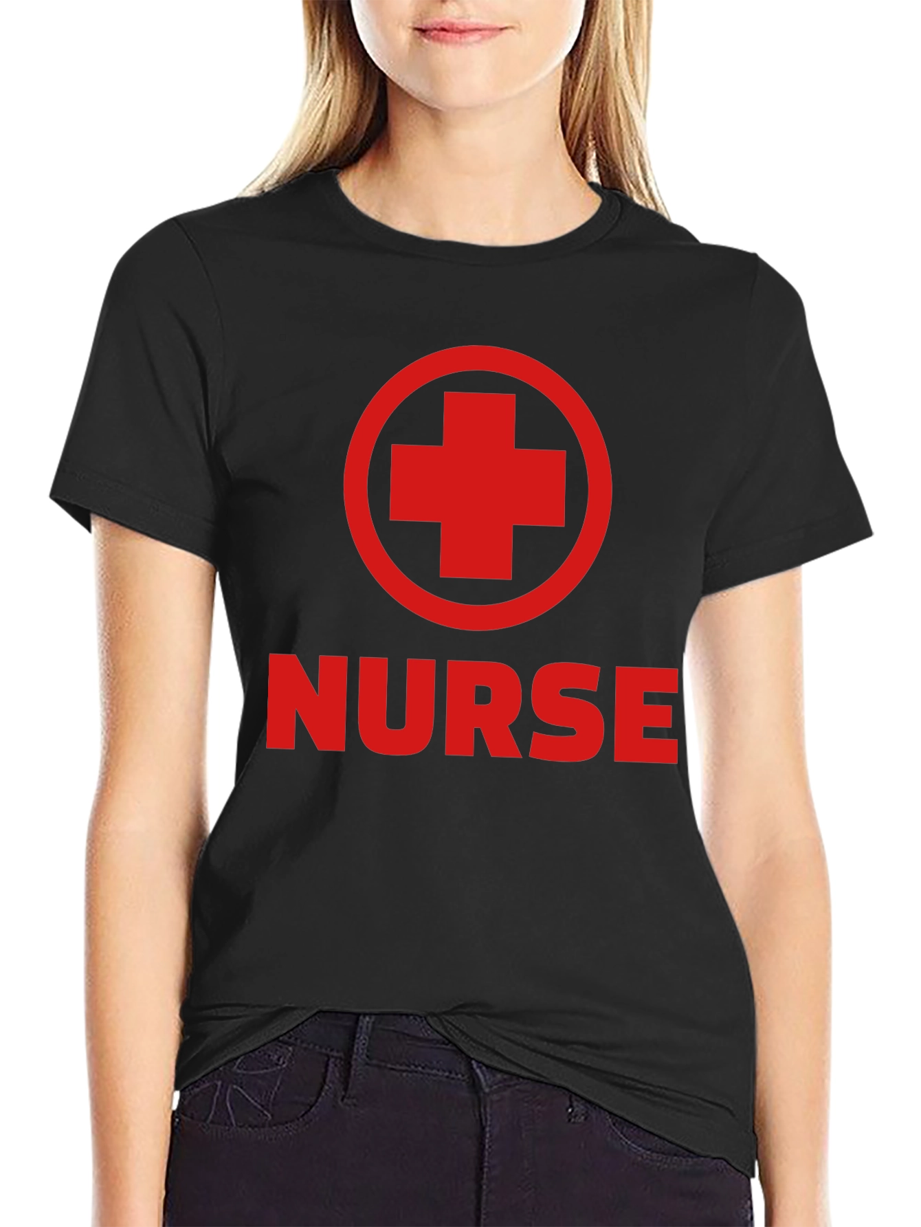 Nurse T-Shirt - Red Cross Design
