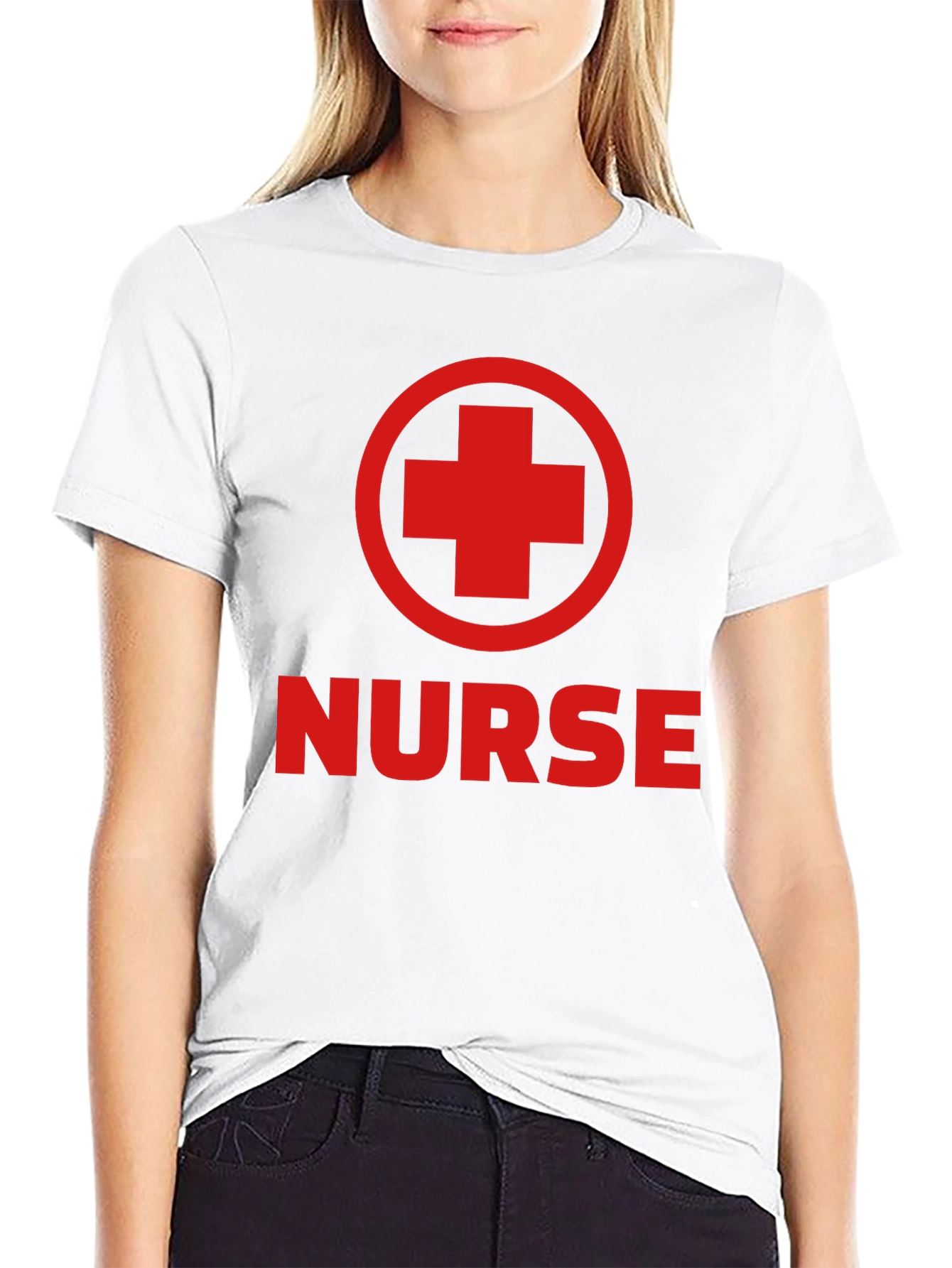 Nurse T-Shirt - Red Cross Design