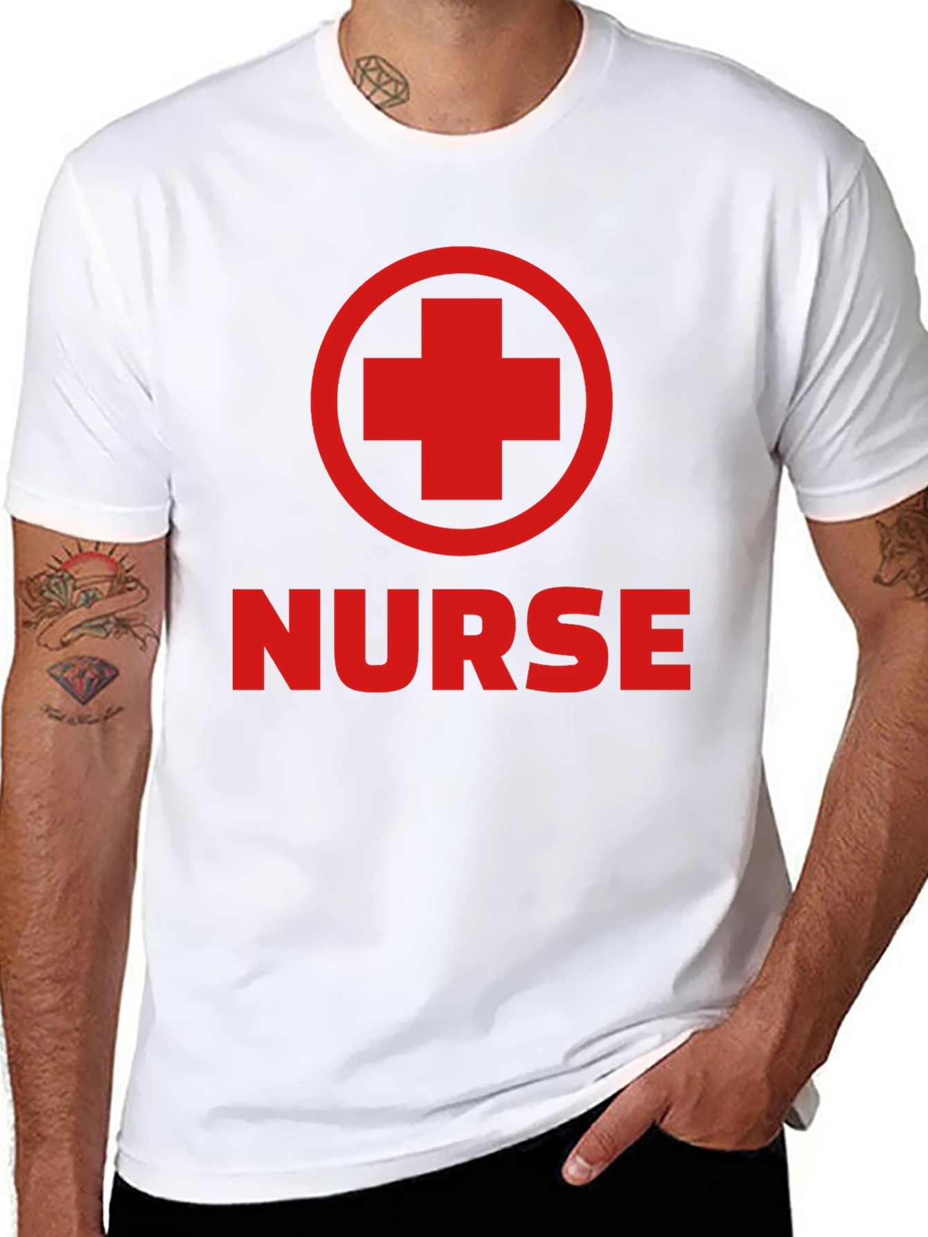 Nurse T-Shirt - Red Cross Design