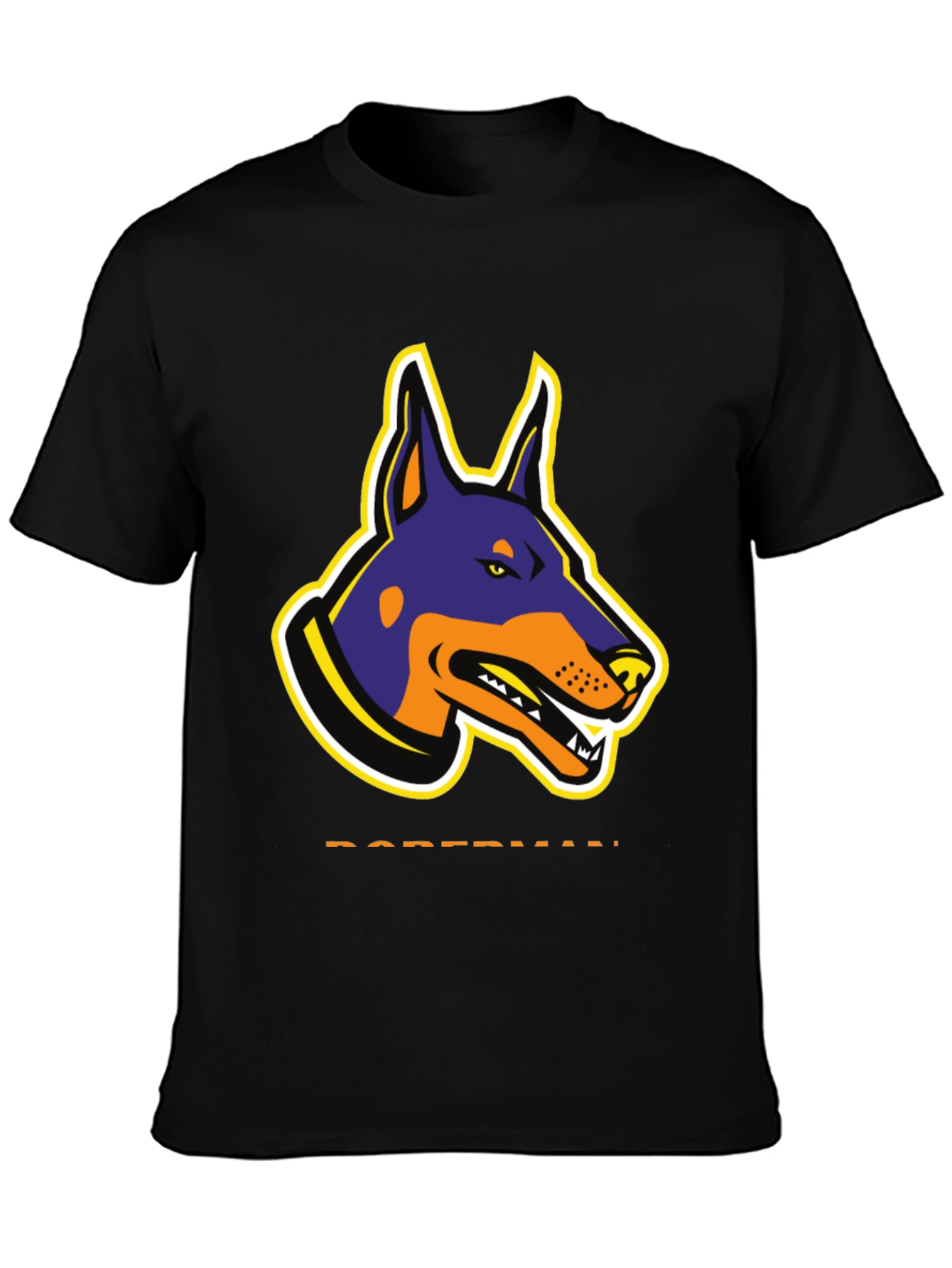 Doberman Graphic T-Shirt - Bold Dog Design