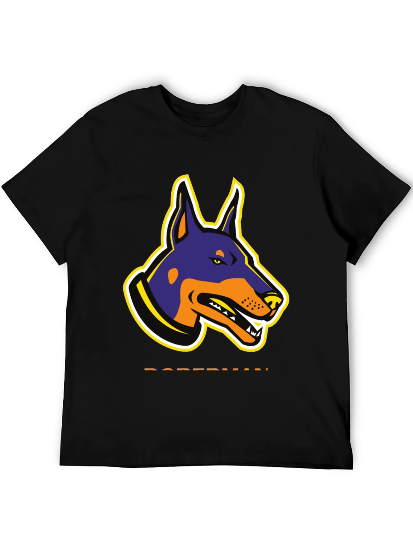 Doberman Graphic T-Shirt - Bold Dog Design