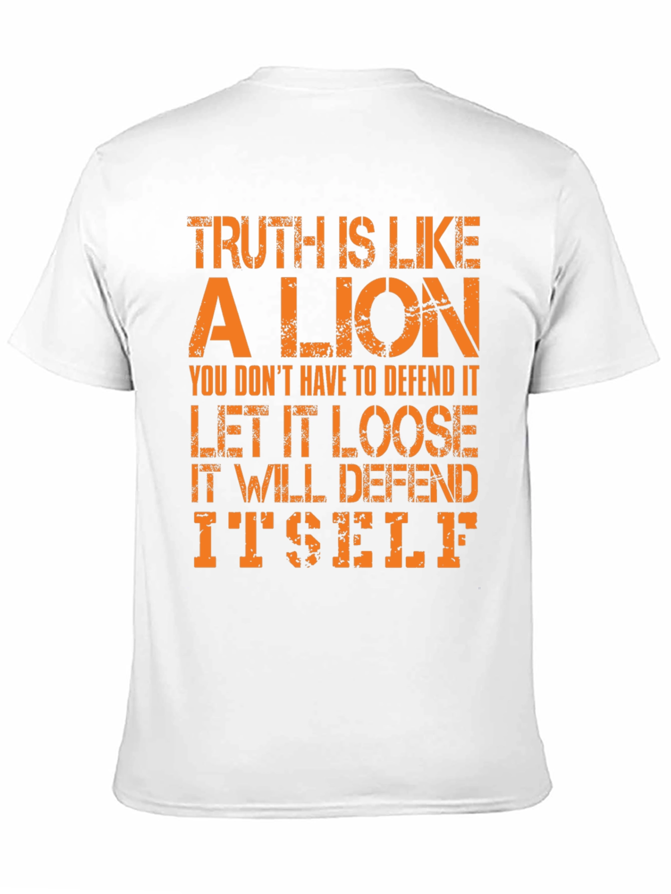 Truth Lion Graphic Tee - Bold Statement T-Shirt