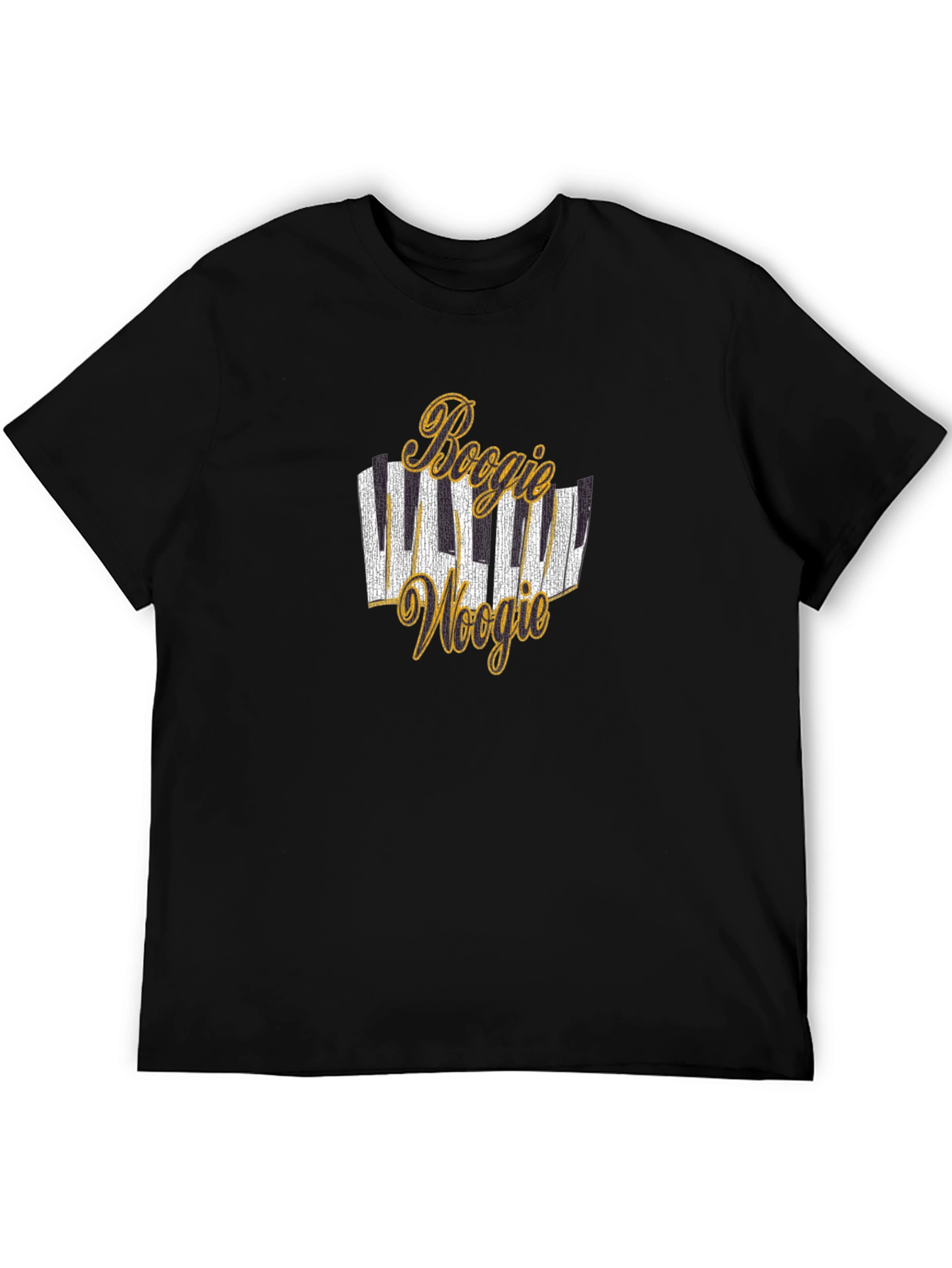 Boogie Woogie Piano Keys Graphic T-Shirt