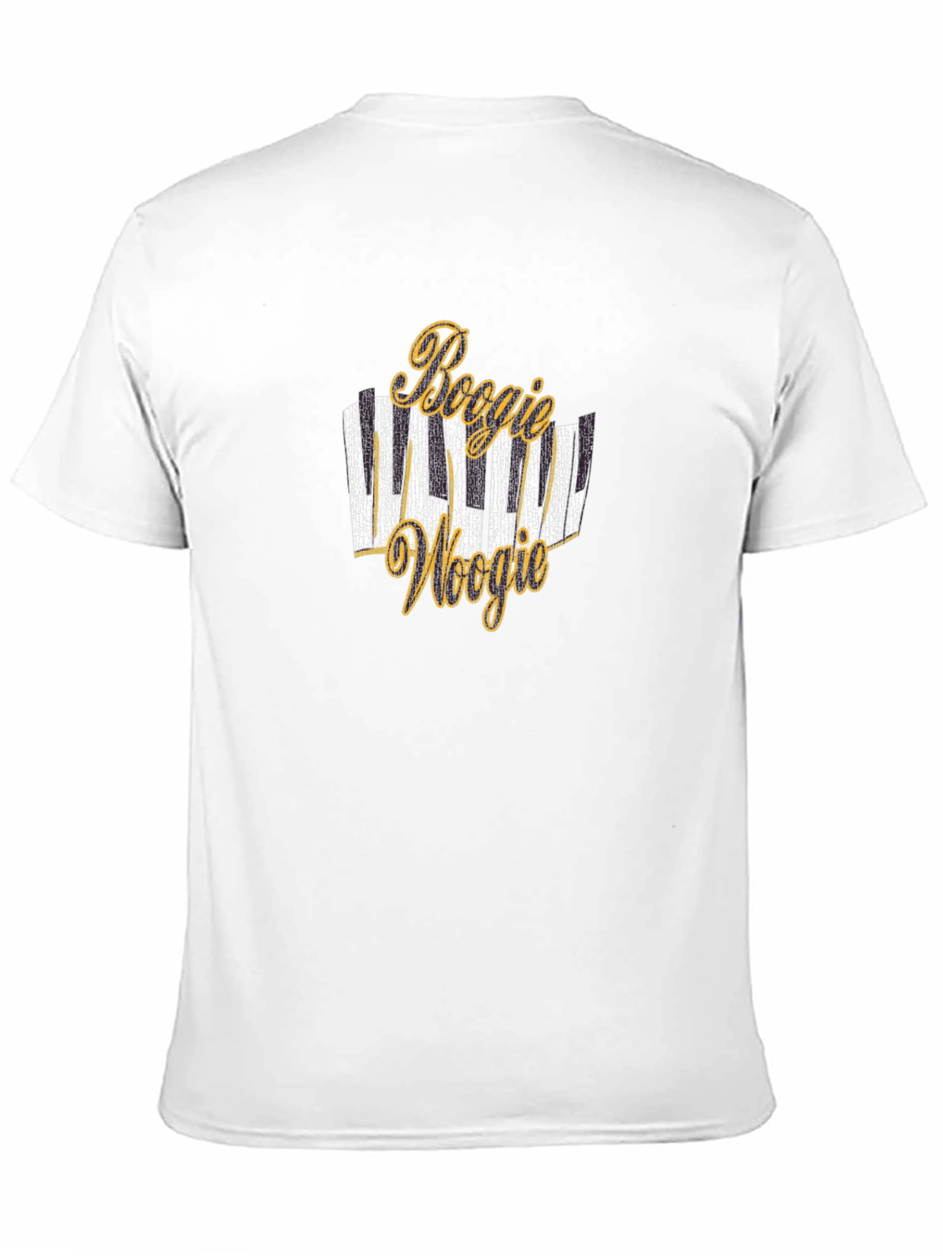 Boogie Woogie Piano Keys Graphic T-Shirt