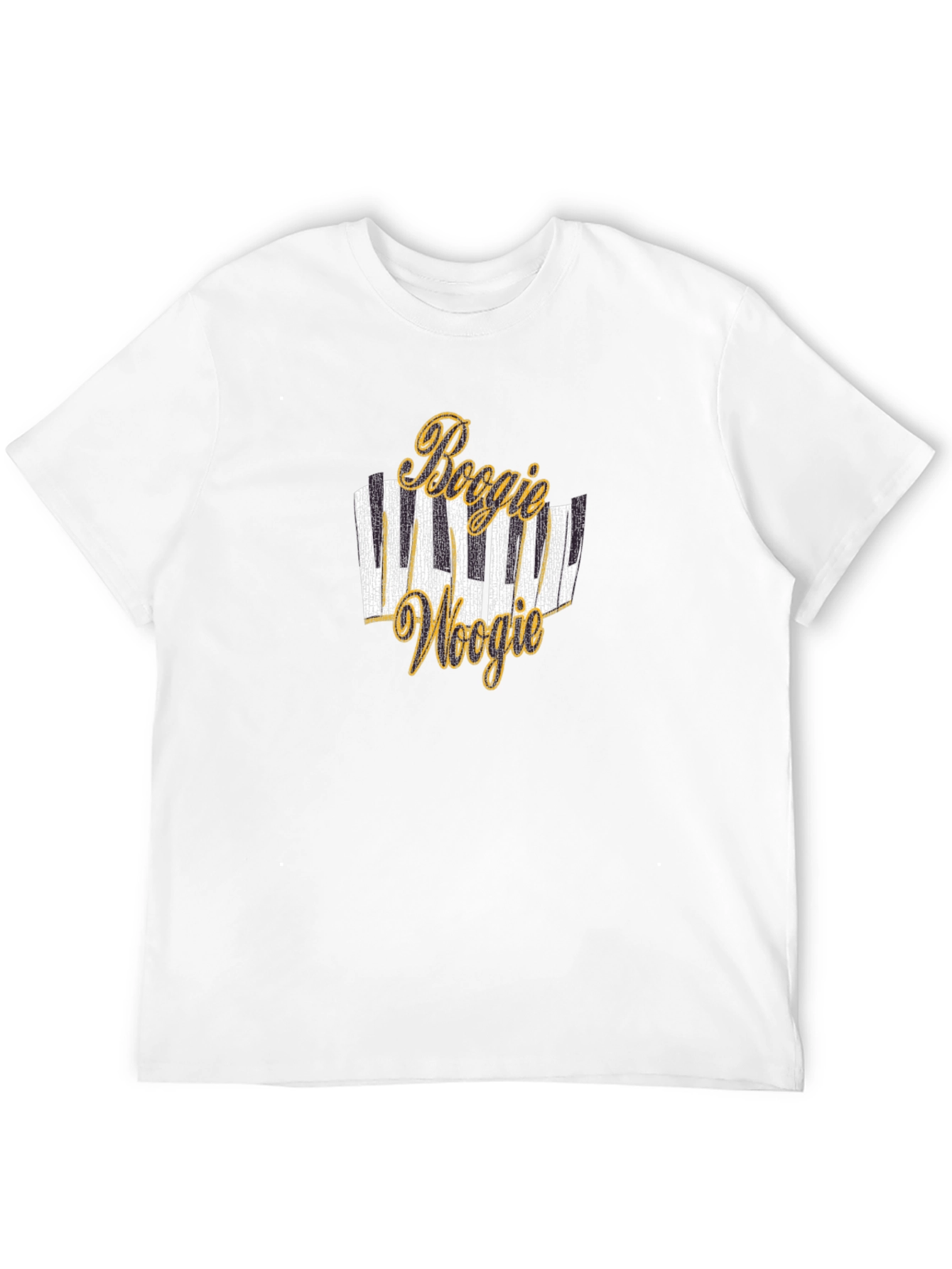 Boogie Woogie Piano Keys Graphic T-Shirt