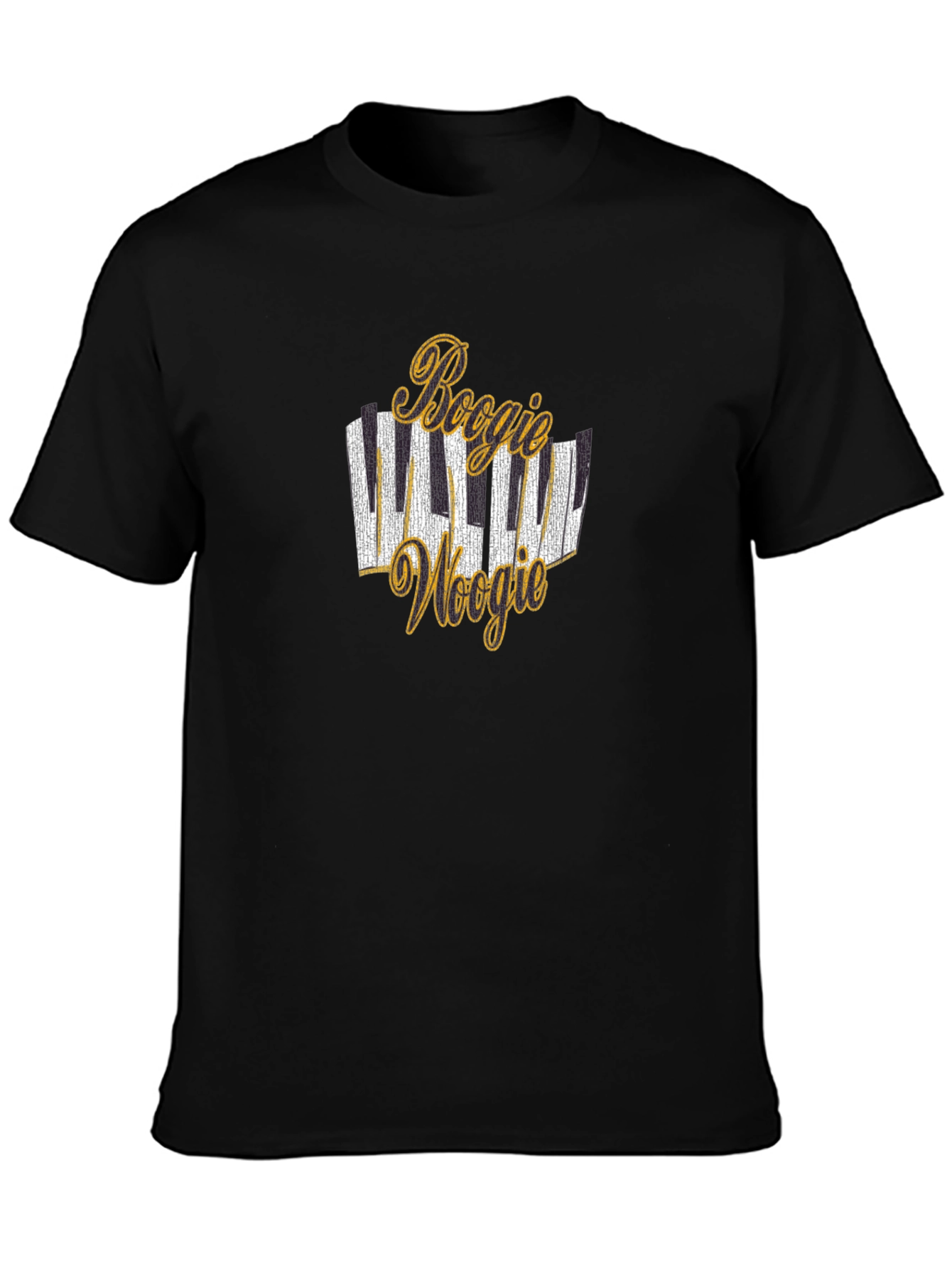 Boogie Woogie Piano Keys Graphic T-Shirt