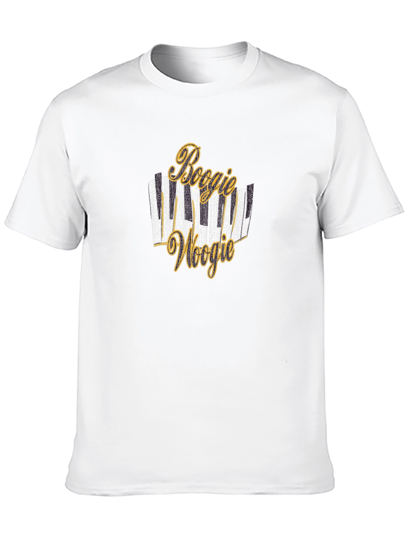 Boogie Woogie Piano Keys Graphic T-Shirt