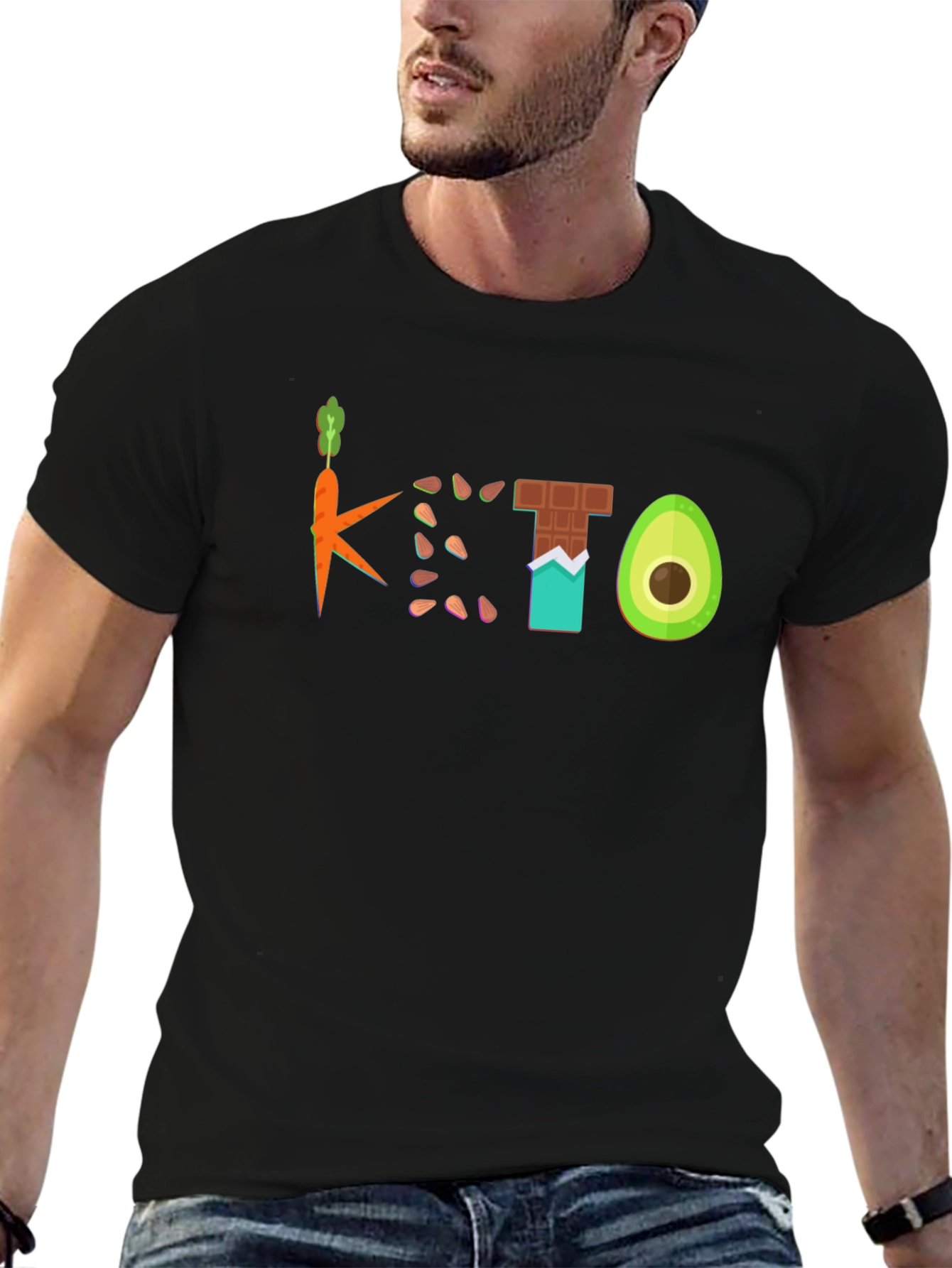 Keto Diet Graphic T-Shirt - Foodie Tee