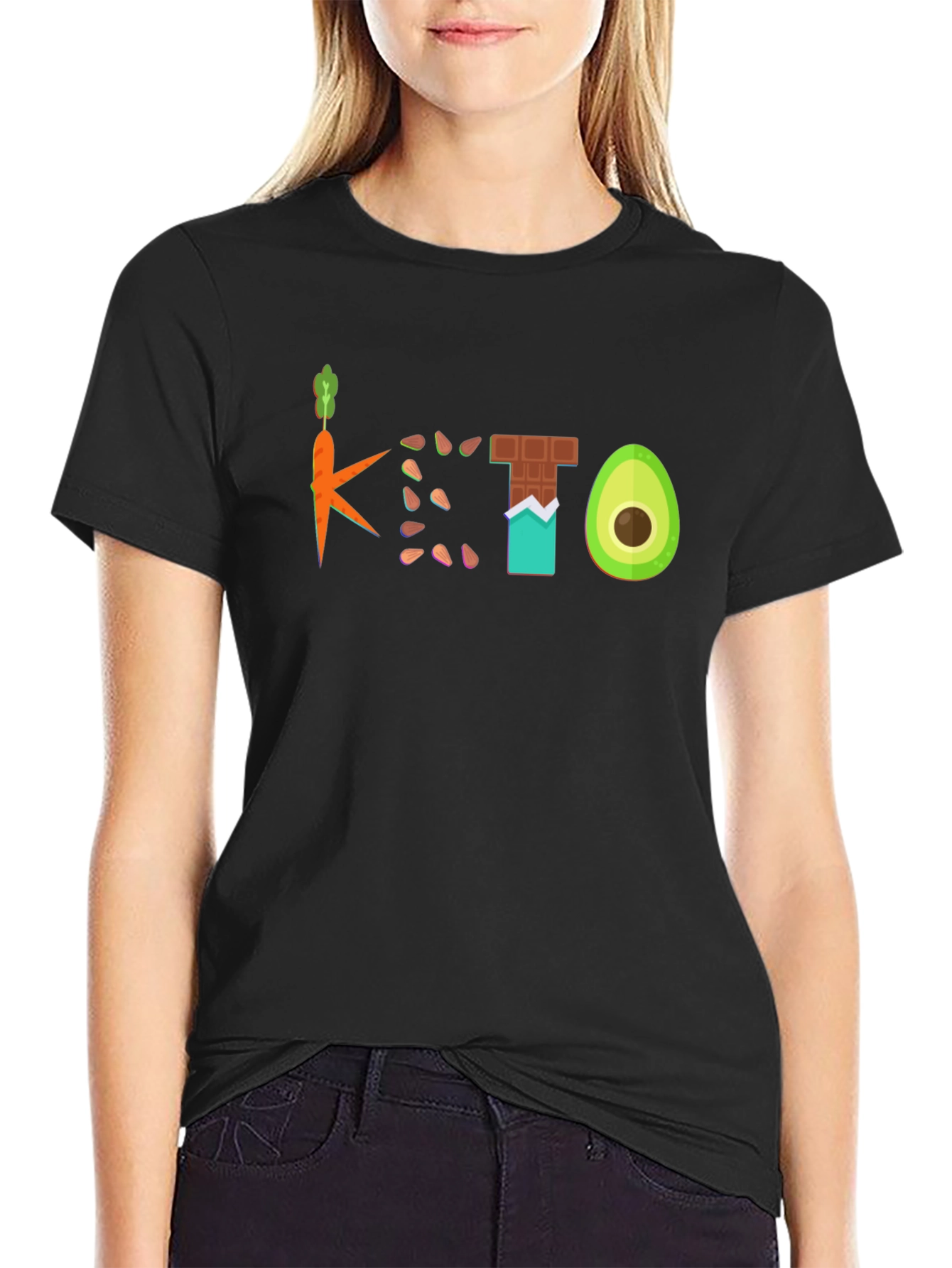 Keto Diet Graphic T-Shirt - Foodie Tee