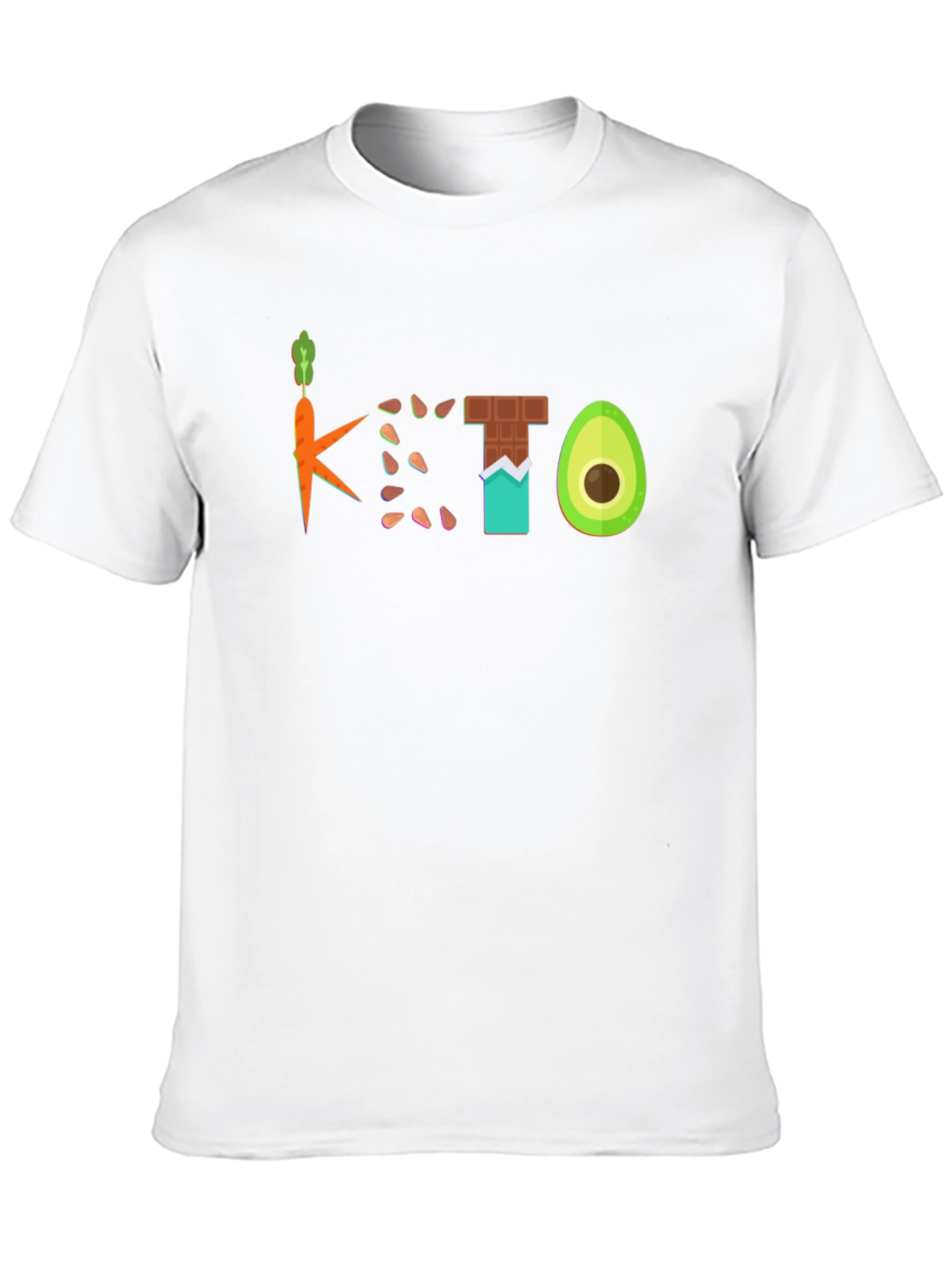 Keto Diet Graphic T-Shirt - Foodie Tee