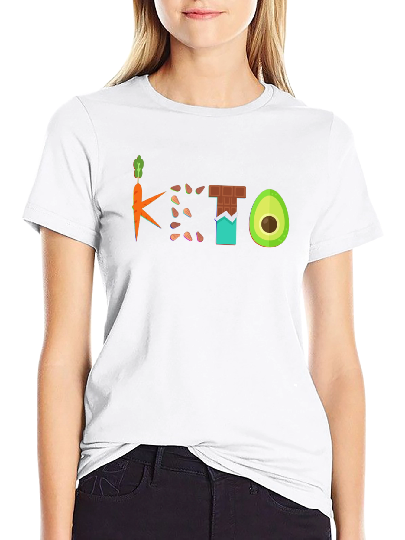 Keto Diet Graphic T-Shirt - Foodie Tee