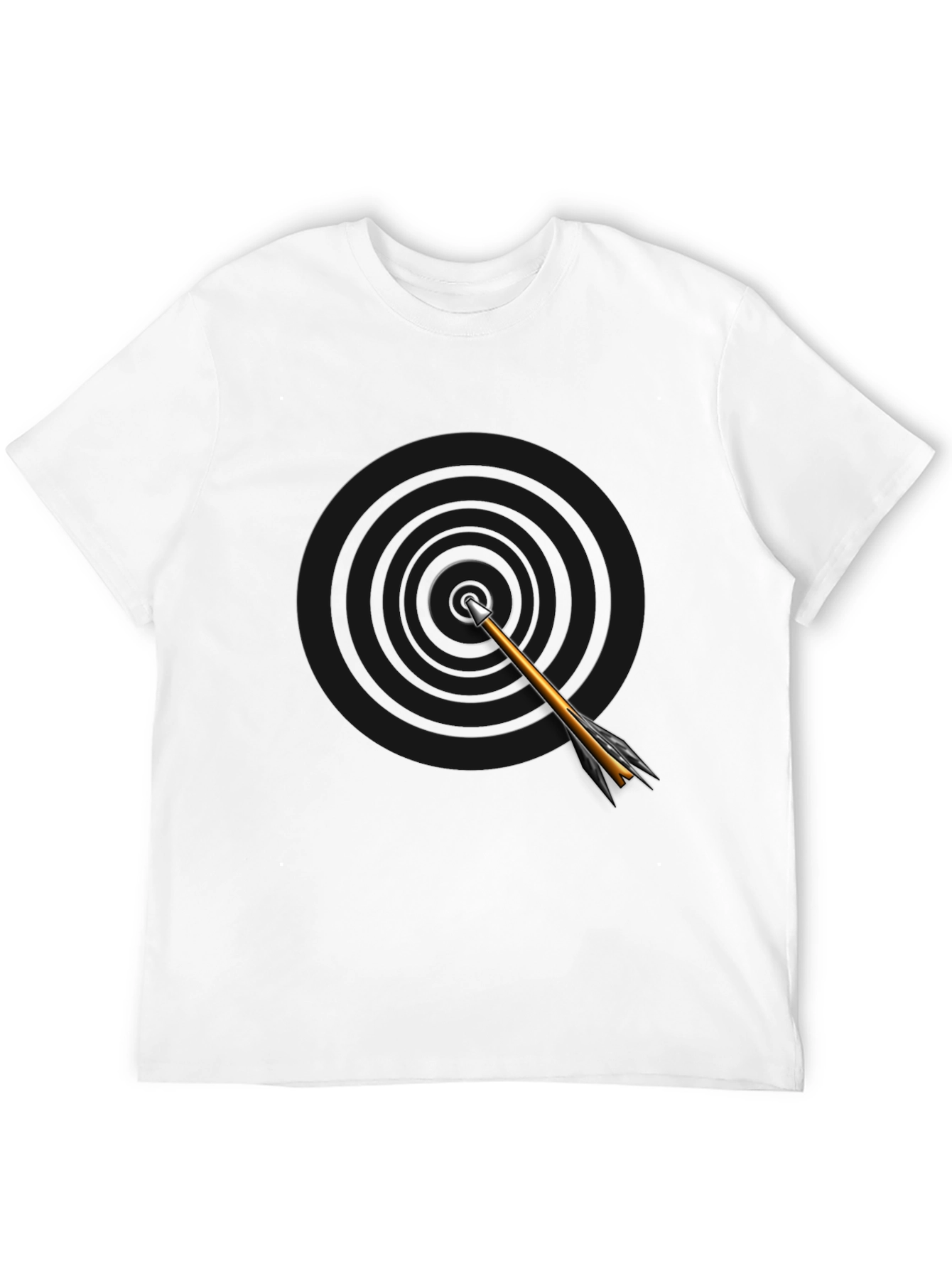 Target Arrow T-Shirt - Bullseye Design