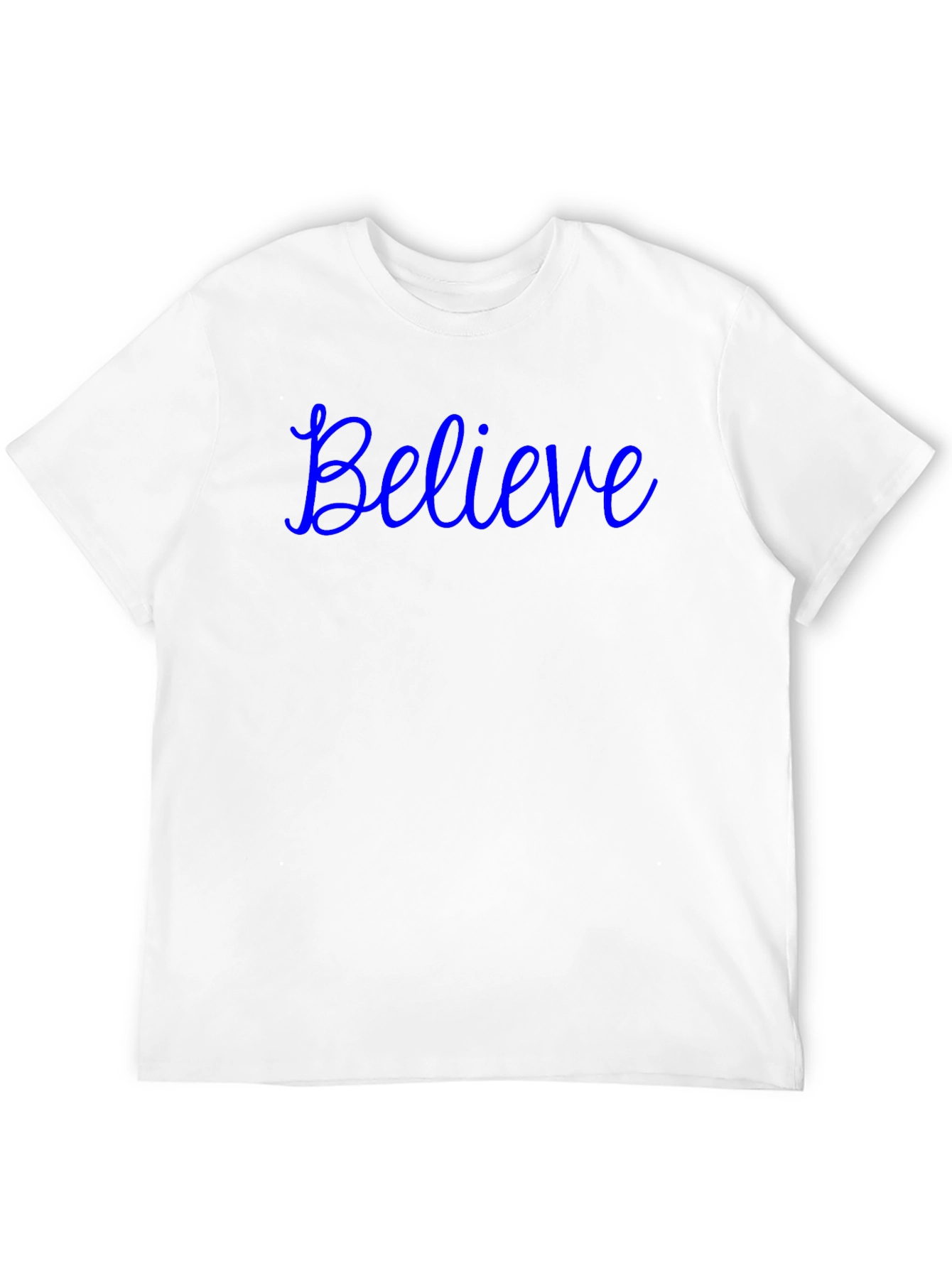 Believe T-Shirt - Stylish Crew Neck Tee