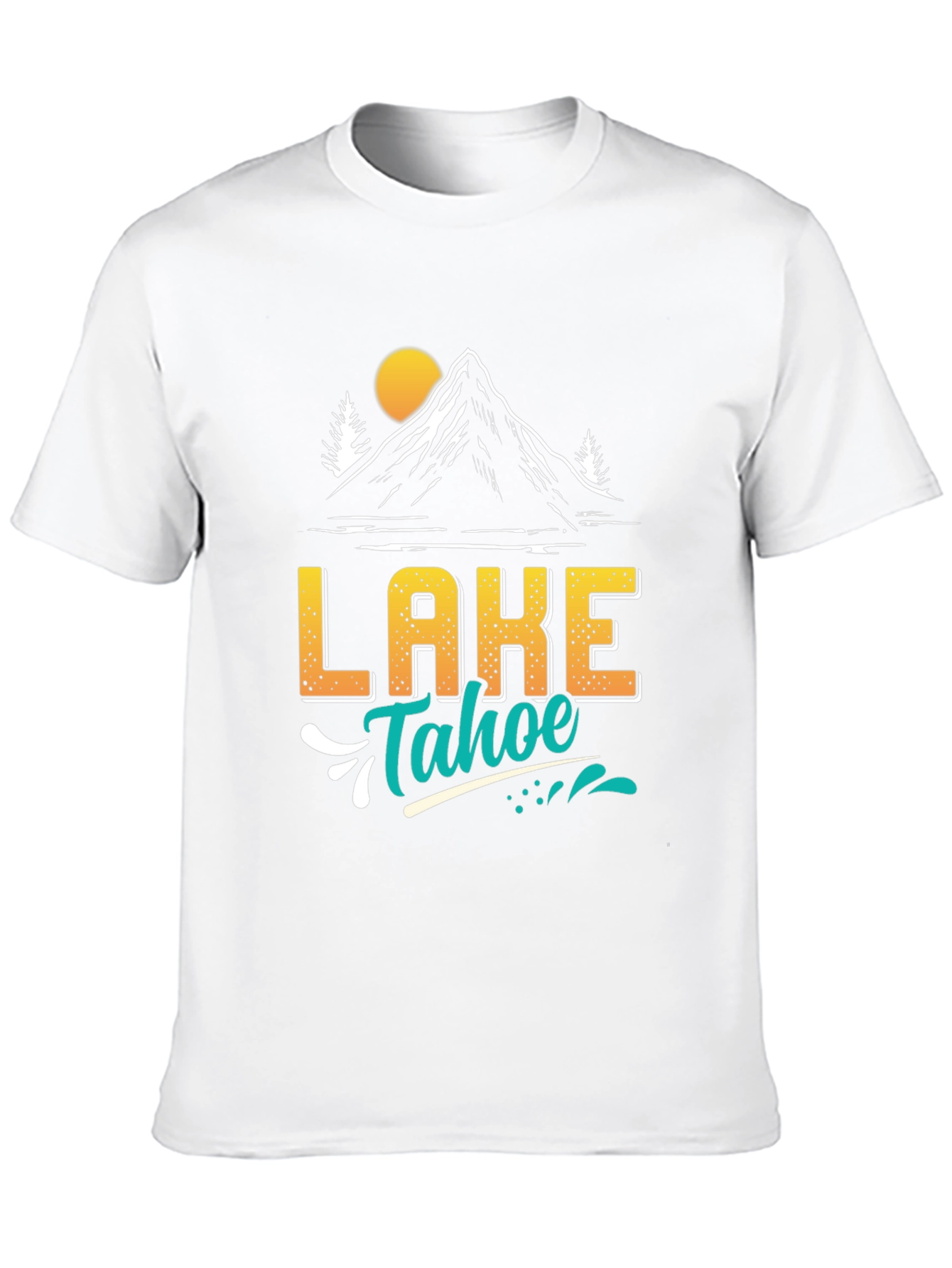 Lake Tahoe Graphic T-Shirt - Mountain Adventure Tee